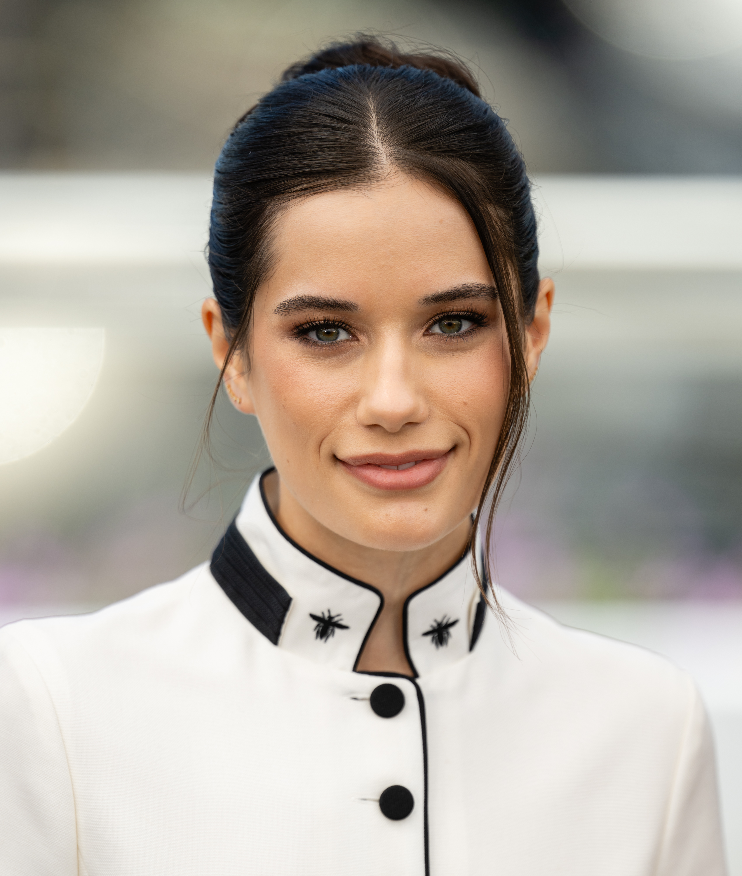 Ella Bleu Travolta attends the Official Cannes Film Festival Photocall for the Apple Original Film "Propeller One-Way Night Coach" at the rooftop of the Palais des Festival on May 16, 2026 in Cannes, France. | Source: Getty Images