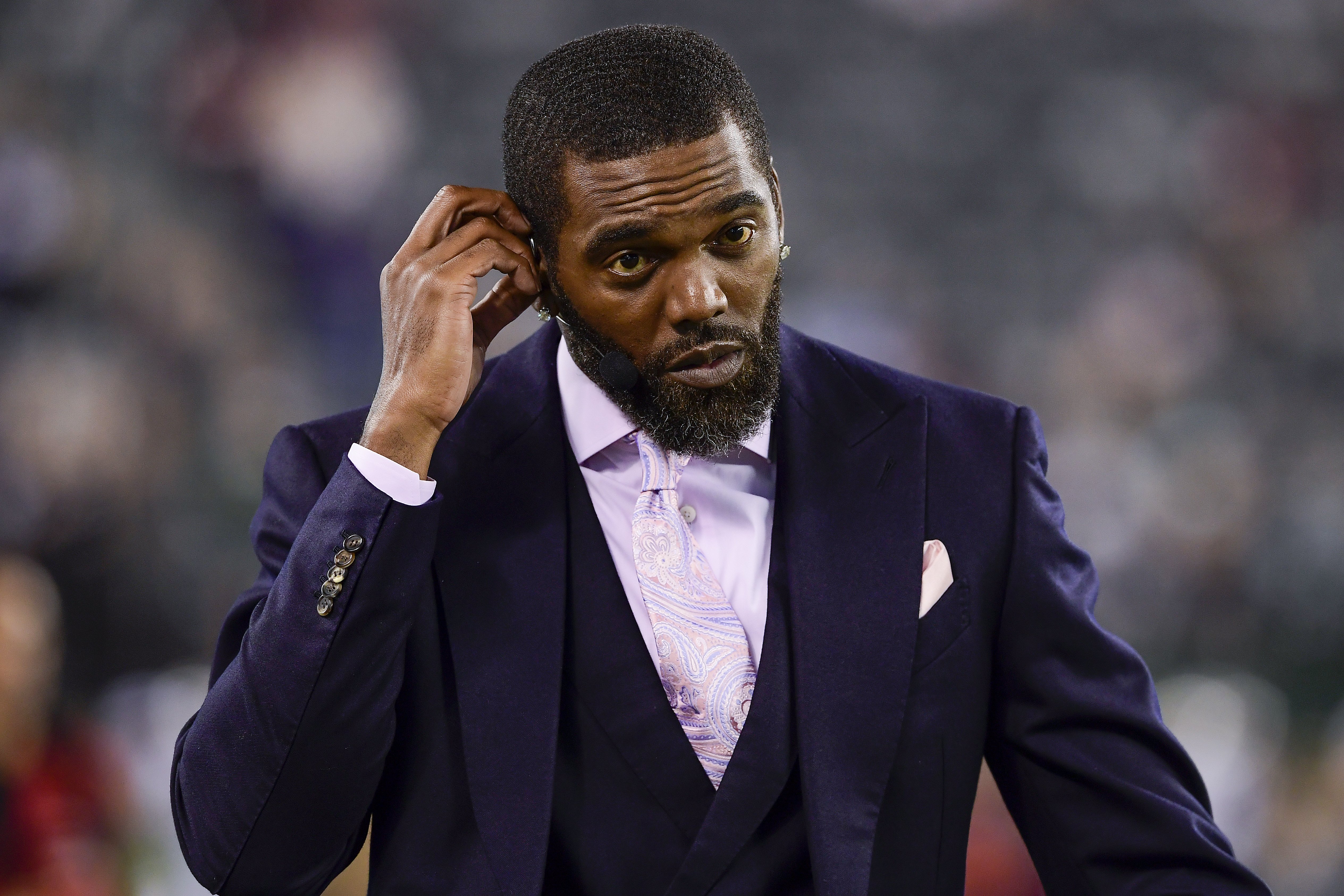 Randy Moss at MetLife Stadium on October 21, 2019. I Image: Getty Images.