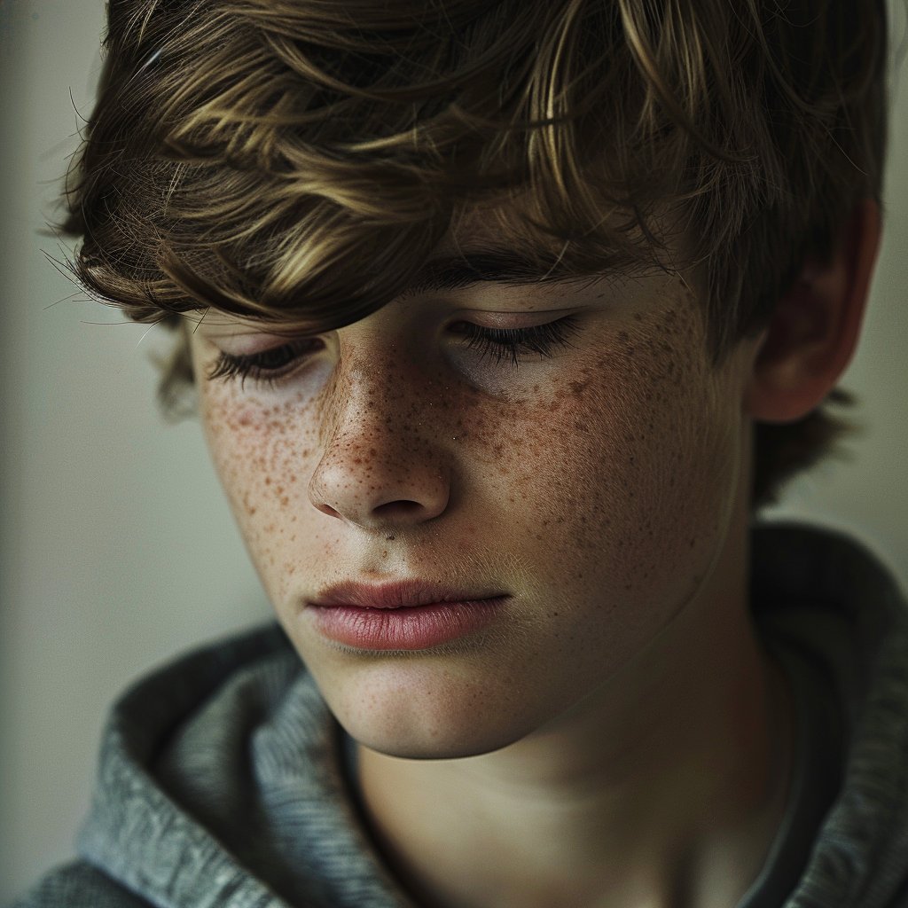 A sad teenager | Source: Midjourney