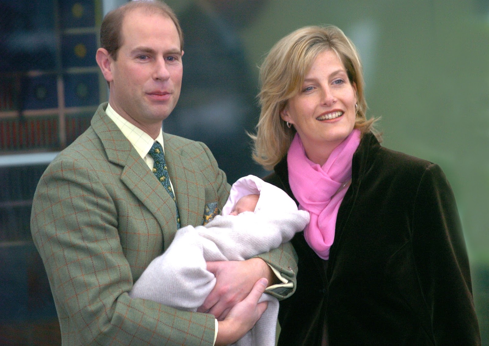 On November 23, 2003, the Earl and Countess of Wessex presented Lady Louise to the public after two weeks in the hospital. Their daughter, born prematurely and requiring special care, would go on to lead a grounded life despite her royal roots. | Source: Getty Images