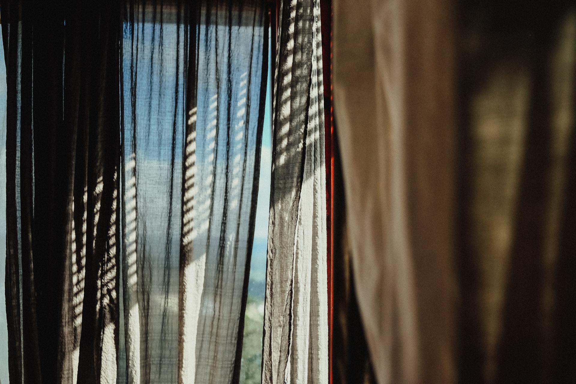 Close-up of curtains on a window | Source: Pexels