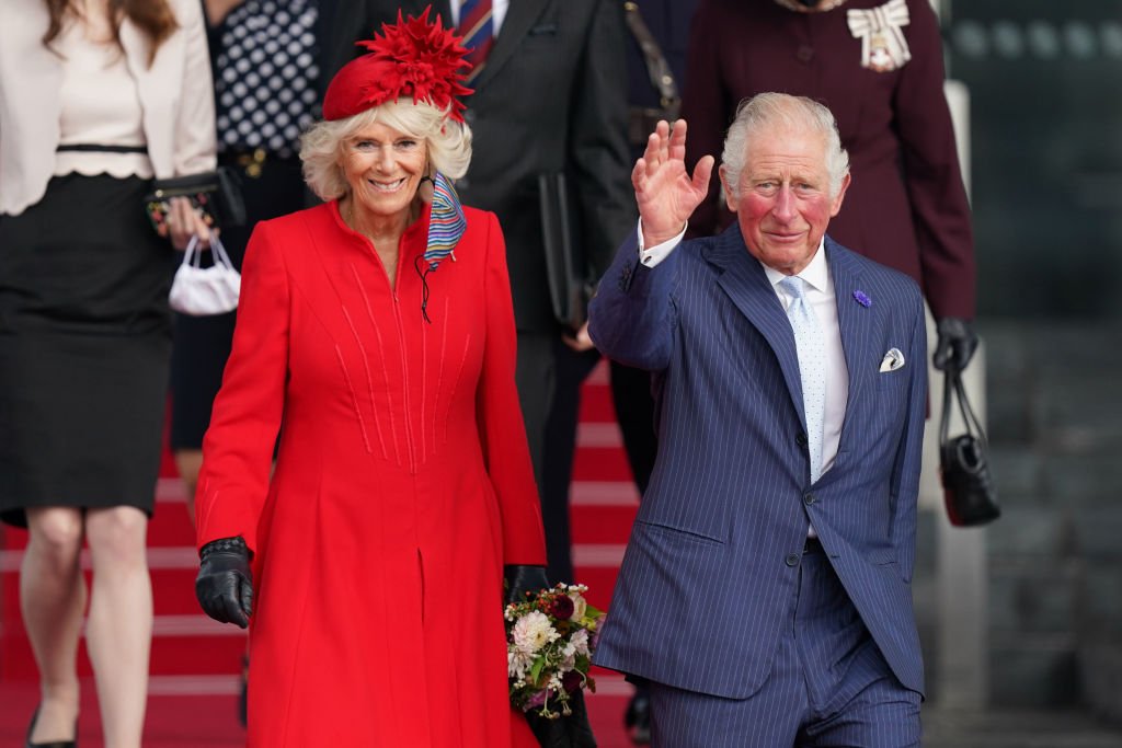 Prince Charles and Camilla after attending the opening ceremony of the sixth session of the Senedd at The Senedd on October 14, 2021 in Cardiff, Wales. | Source: Getty Images 