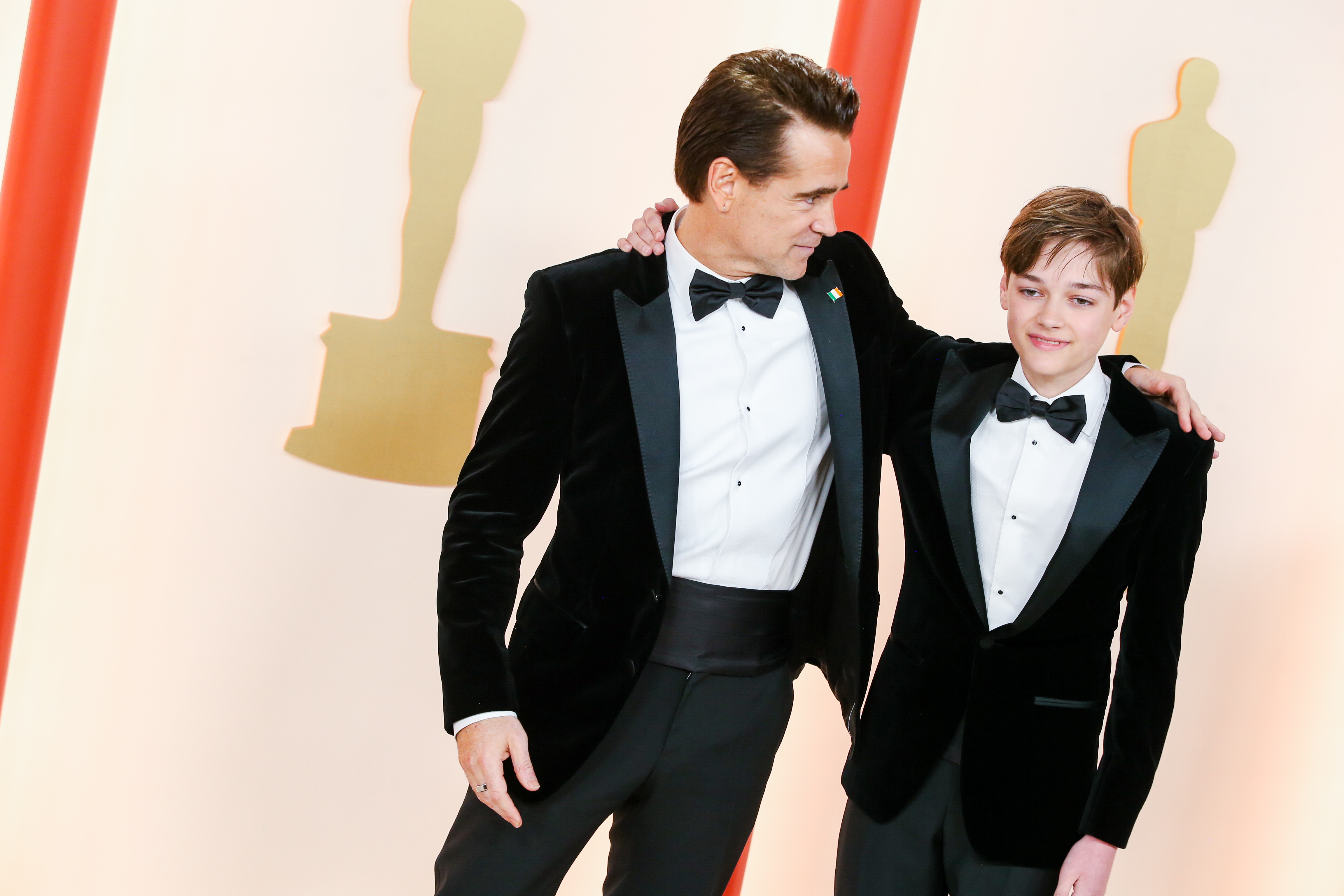 Colin Farrell and his son Henry at the Academy Awards in Hollywood in 2023 | Source: Getty Images