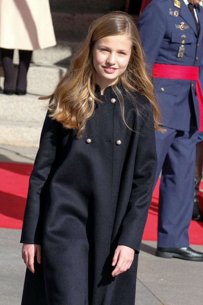 La princesa Leonor en el Parlamento español el 03 de febrero de 2020 en Madrid, España. │Foto: Getty Images