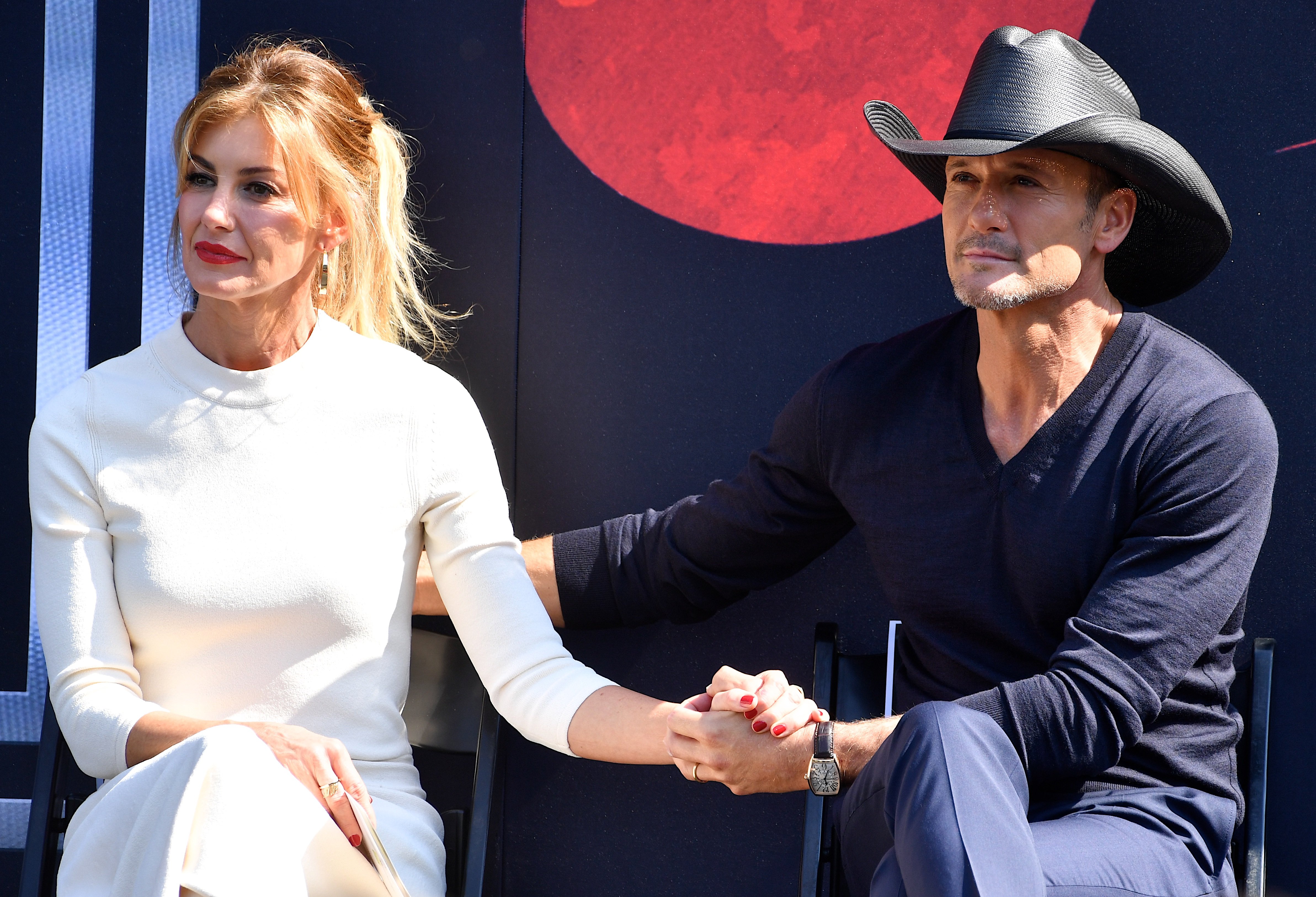 Artists Faith Hill and Tim McGraw attend Walk of Fame Ceremony at Nashville Music City Walk of Fame where they recieve stars on October 5, 2016 in Nashville, Tennessee. | Source: Getty Images