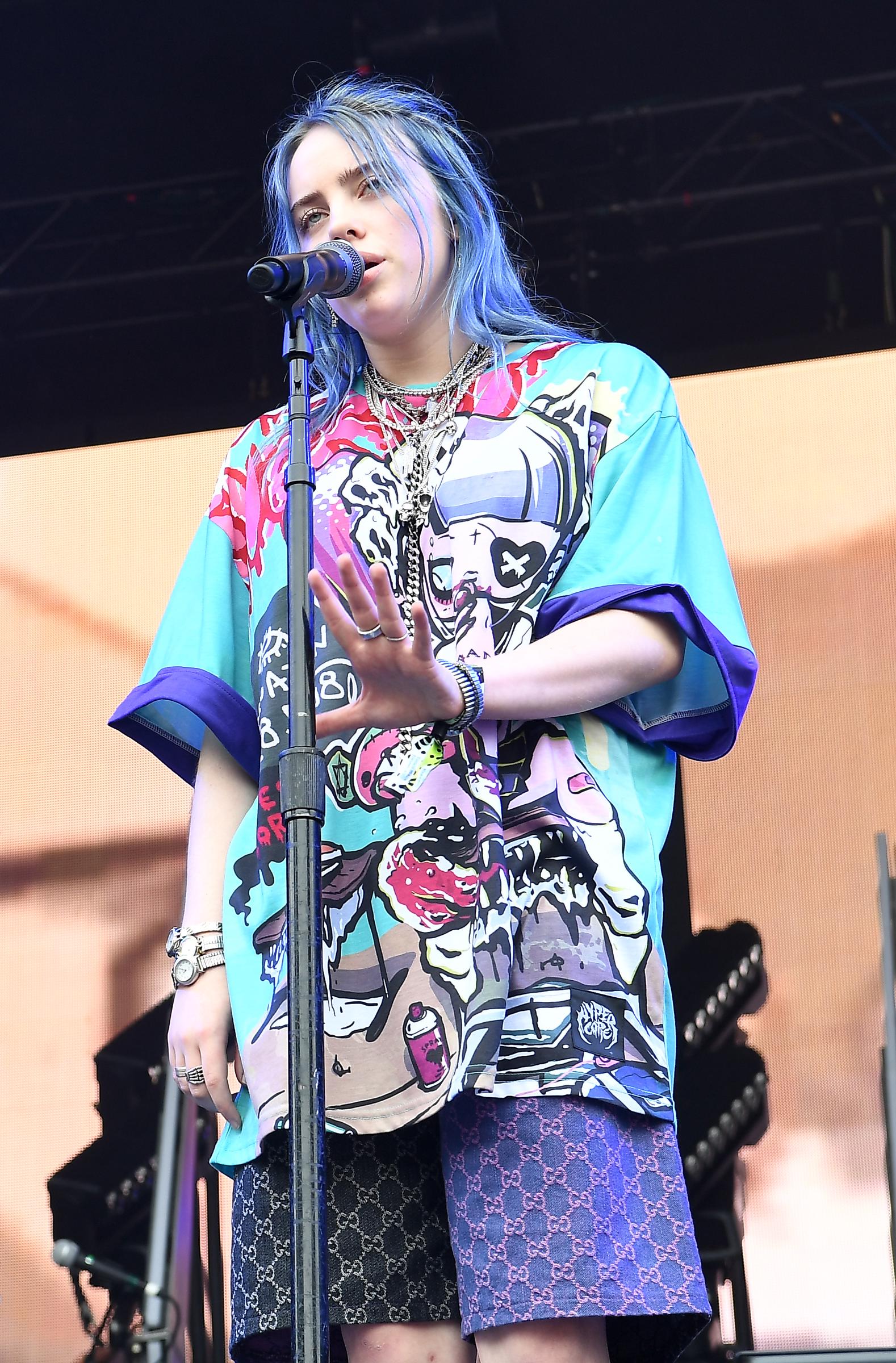 Billie Eilish performs in concert during Music Midtown in Atlanta, Georgia, on September 16, 2018. | Source: Getty Images