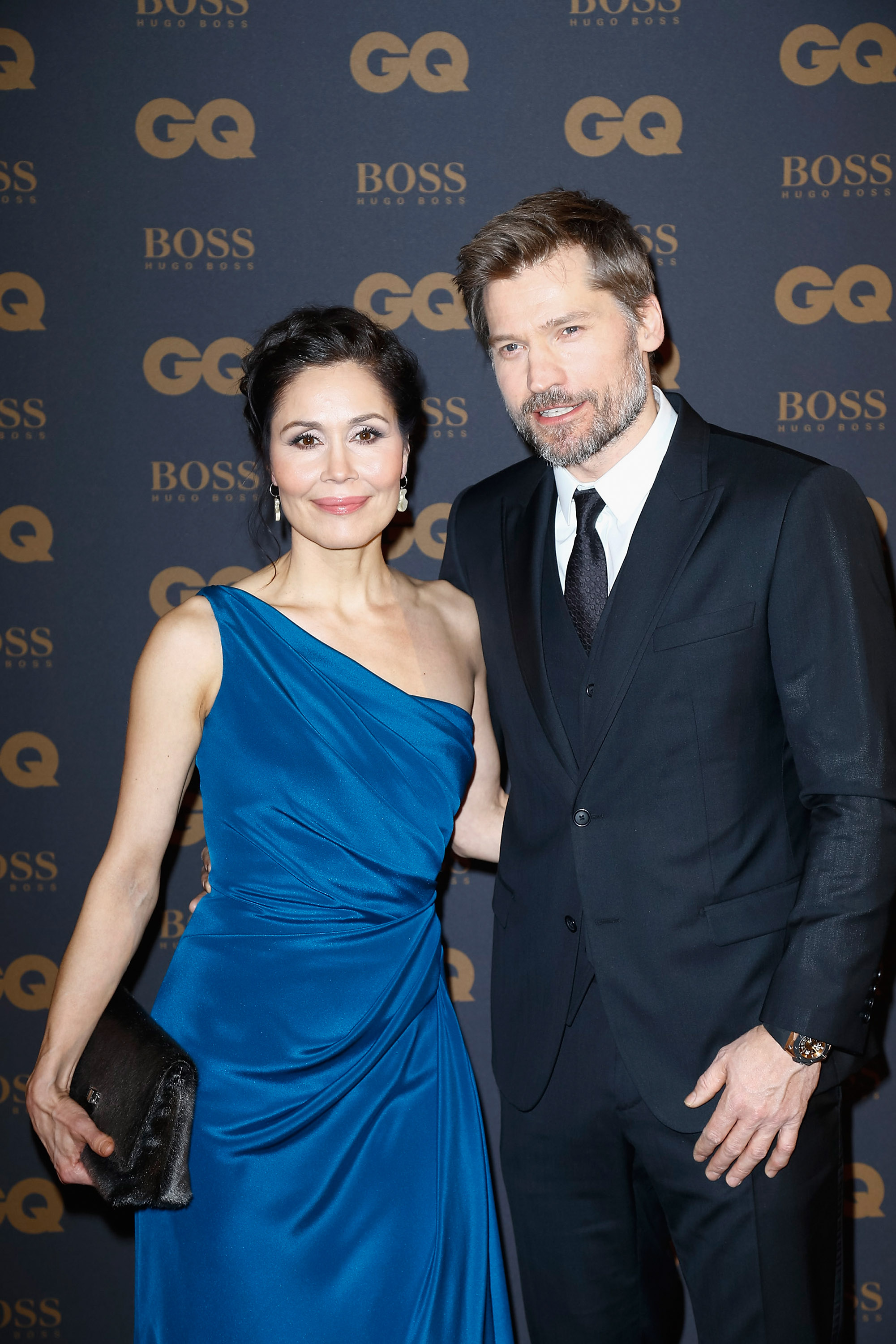 Nikolaj Coster-Waldau and his wife attend the GQ Men Of The Year Awards 2015 as part of Paris Fashion Week on January 25, 2016, Paris, France. | Source: Getty Images