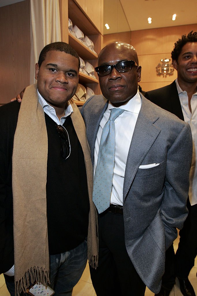 Aaron Reid and L.A. Reid during Domenico Vacca Sartorial Style Jams with Music Guru L.A. Reid at Domenico Vacca in New York City, New York, United States, in 2006. | Source: Getty Images