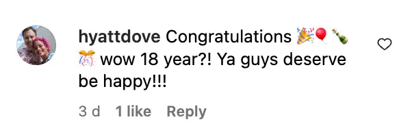 A screenshot of a comment talking about Robin Roberts's love story posted on September 8, 2023 | Source: Instagram/robinrobertsgma