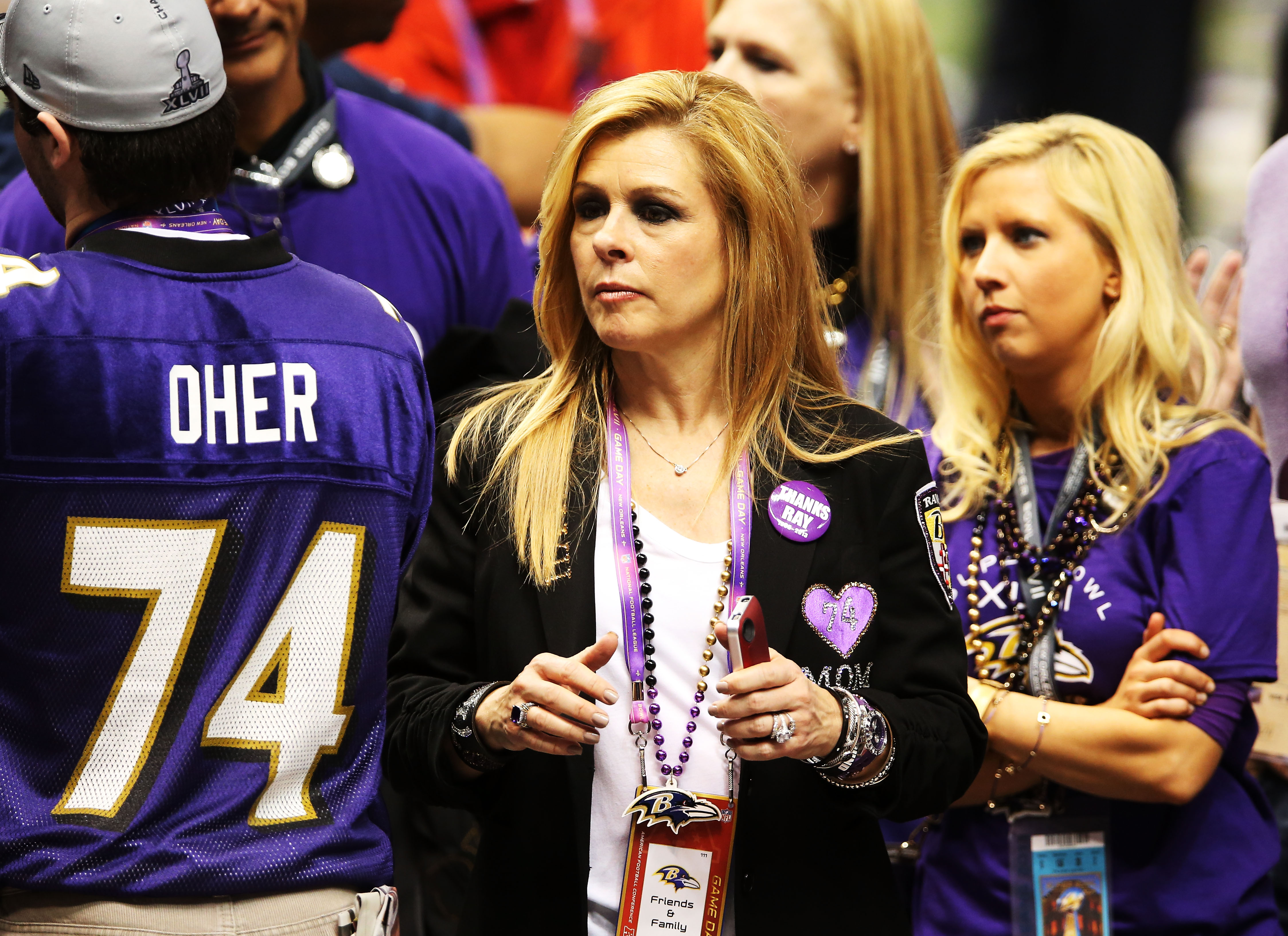 Leigh Anne Tuohy during Super Bowl XLVII at the Mercedes-Benz Superdome on February 3, 2013, in New Orleans, Louisiana. | Source: Getty Images