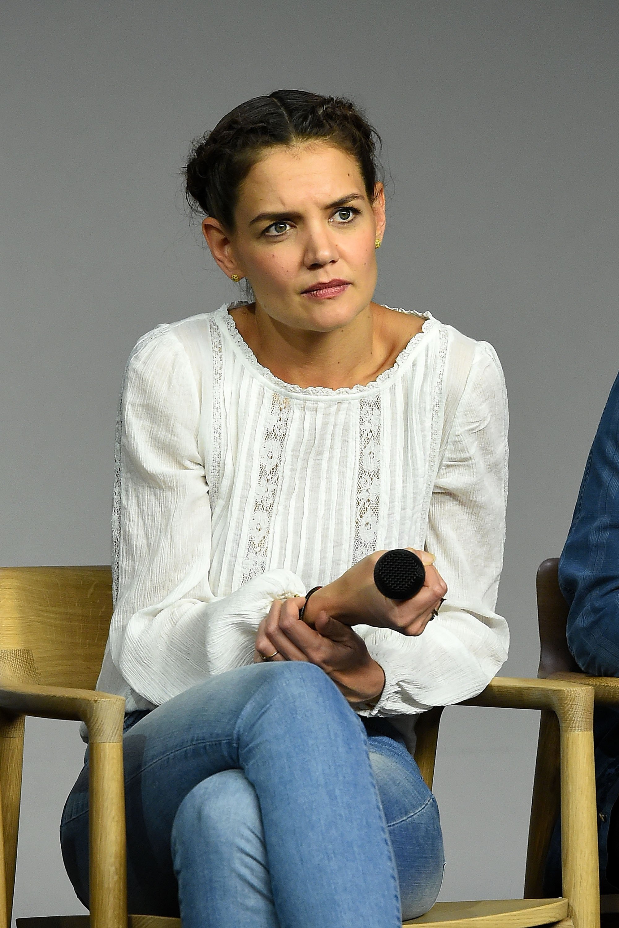 Katie Holmes attends Apple Store Soho's "Meet the Filmmaker" in New York City on February 8, 2016 | Photo: Getty Images