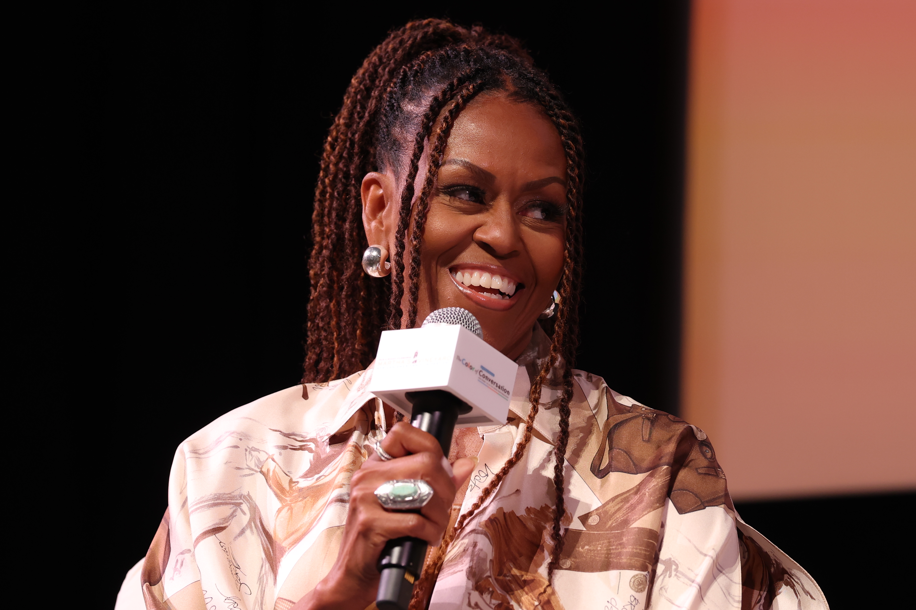 Michelle Obama on August 9, 2025 in Martha's Vineyard, Massachusetts | Source: Getty Images