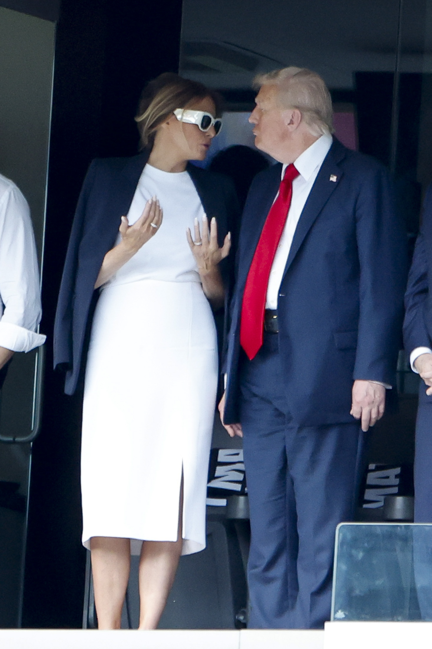 Melania and Donald Trump attend the FIFA Club World Cup on July 13, 2025 | Source: Getty Images