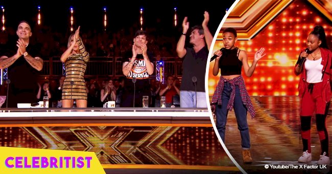 Simon Cowell pairs up two girls to make new duo that stuns the crowd