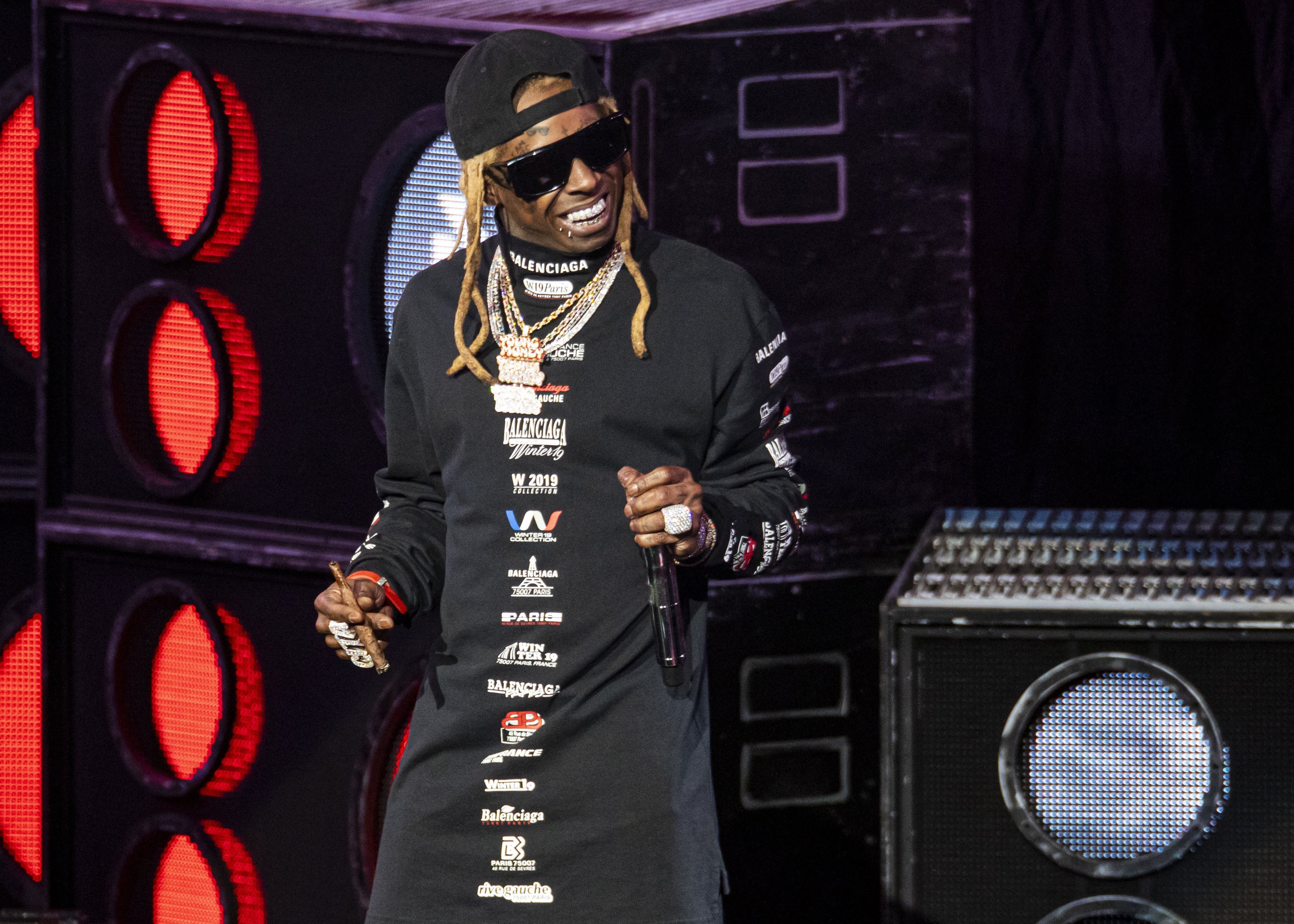 0: Lil Wayne performs at DTE Energy Music Theater on September 10, 2019|Photo: Getty Images