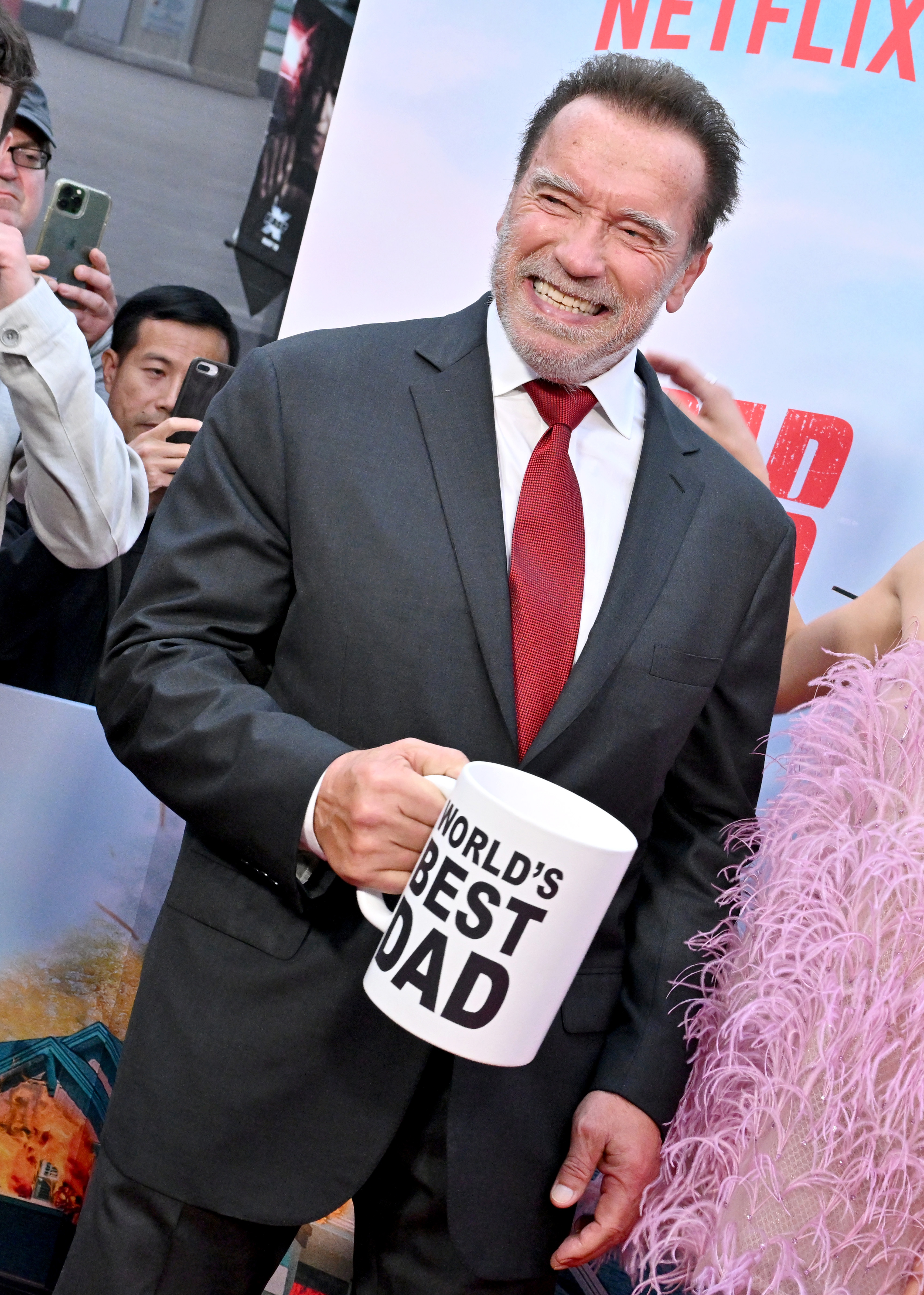 Arnold Schwarzenegger at the Los Angeles premiere of "FUBAR" on May 22, 2023, in California | Source: Getty Images