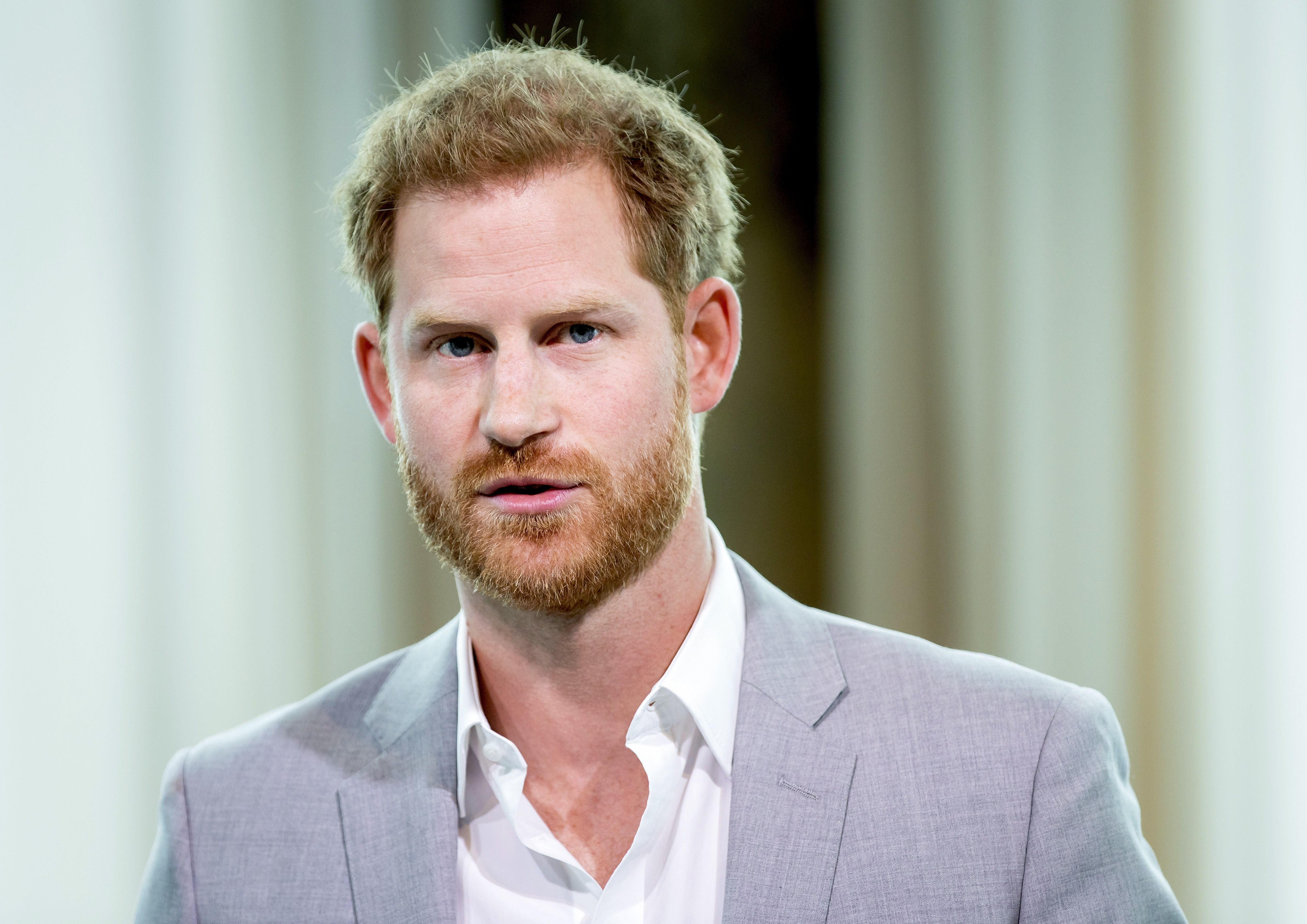 Prince Harry attending the Adam Tower project introduction and global partnership on September 3, 2019 in Amsterdam. / Source: Getty Images