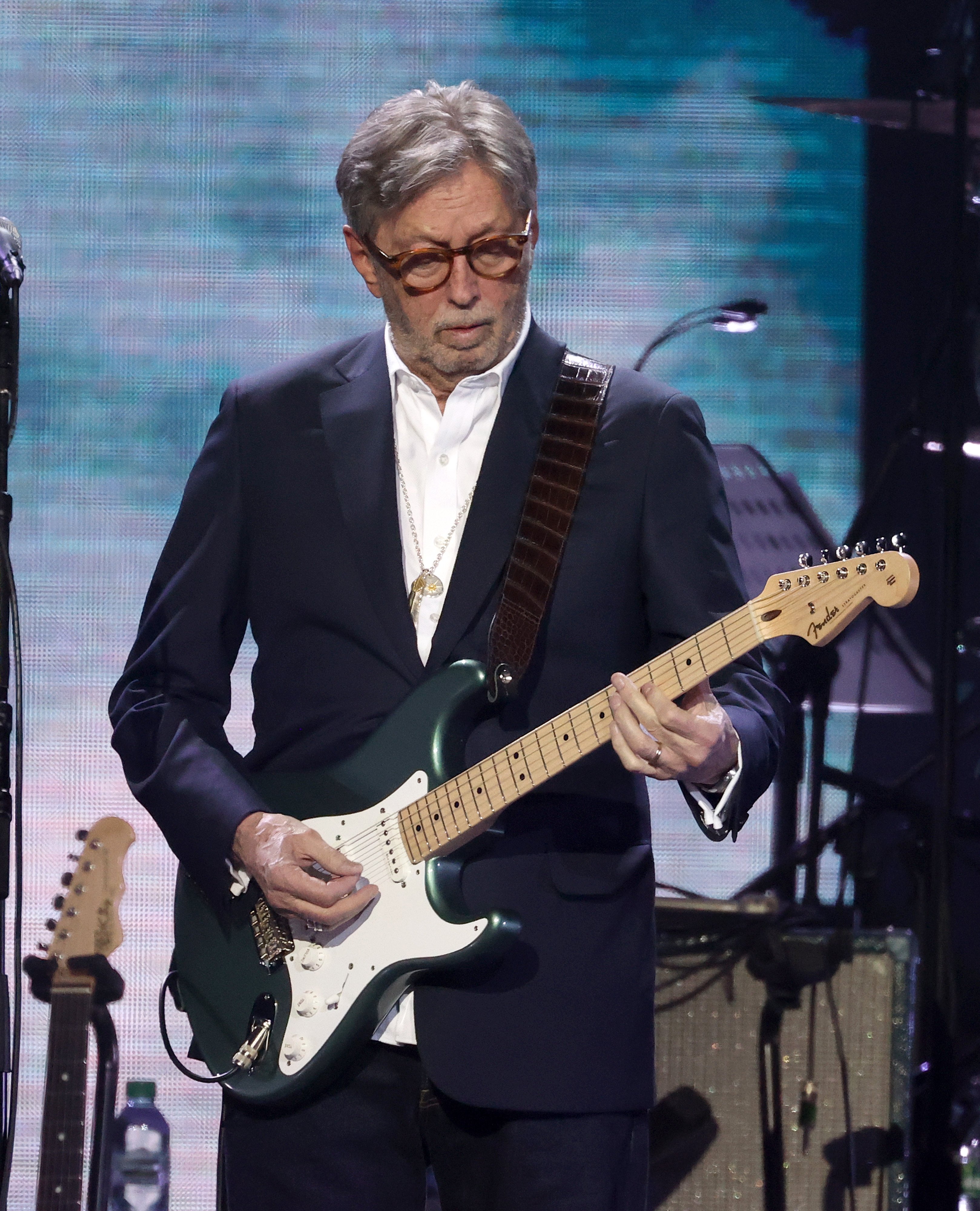 Eric Clapton performing at The O2 Arena on March 03, 2020, in London, England | Source: Getty Images