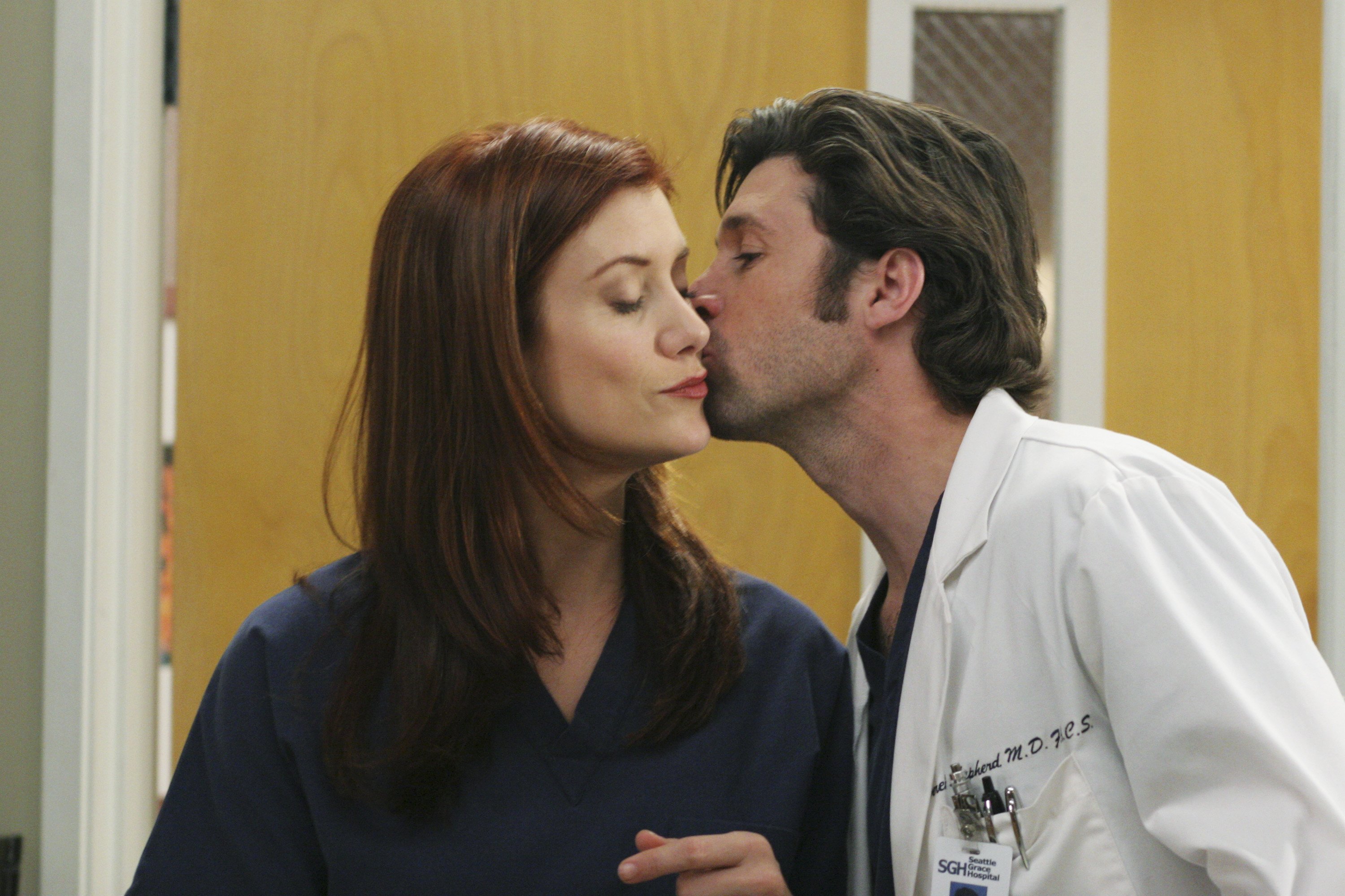 A snapshot of Kate Walsh and Patrick Dempsey from "Grey's Anatomy." | Source: Getty Images