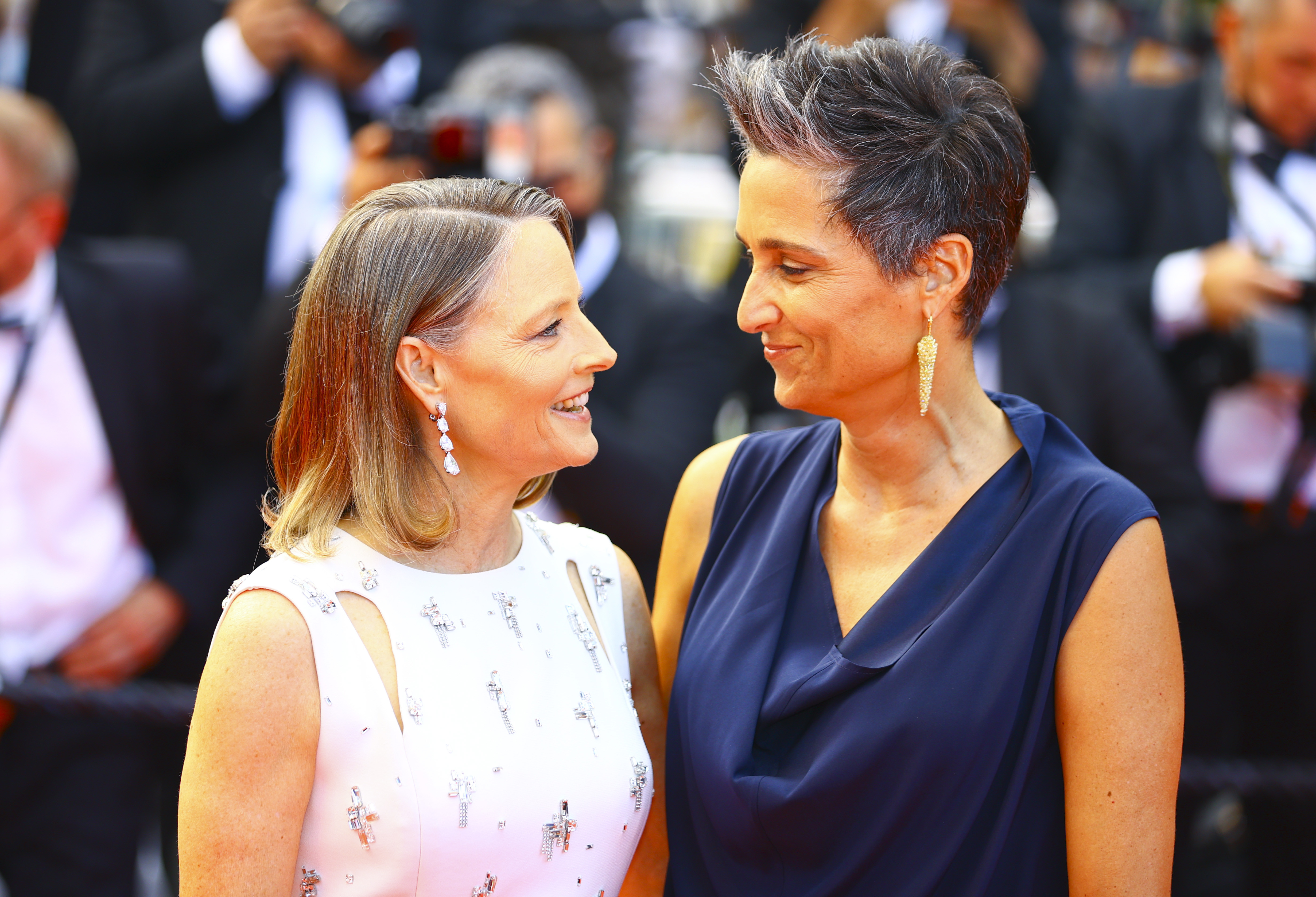 Jodie Foster and wife Alexandra Mary Hedison at Cannes Film Festival in 2021 | Source: Getty Images