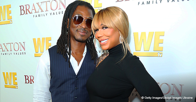 Tamar Braxton Stuns in Black Dress as She Makes 1st Public Appearance with Boyfriend on Red Carpet