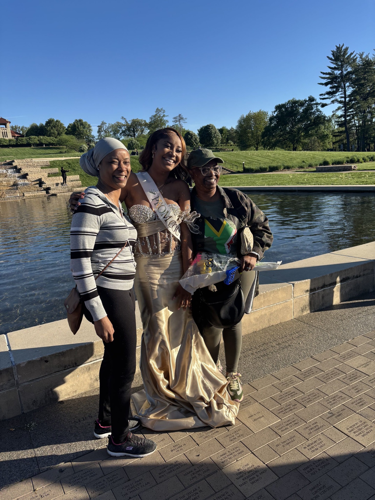 Jordyn Williams, her aunt Cherese Fisher, and her mother, in a photo posted on May 3, 2026 | Source: Facebook/Neptune RainsOn