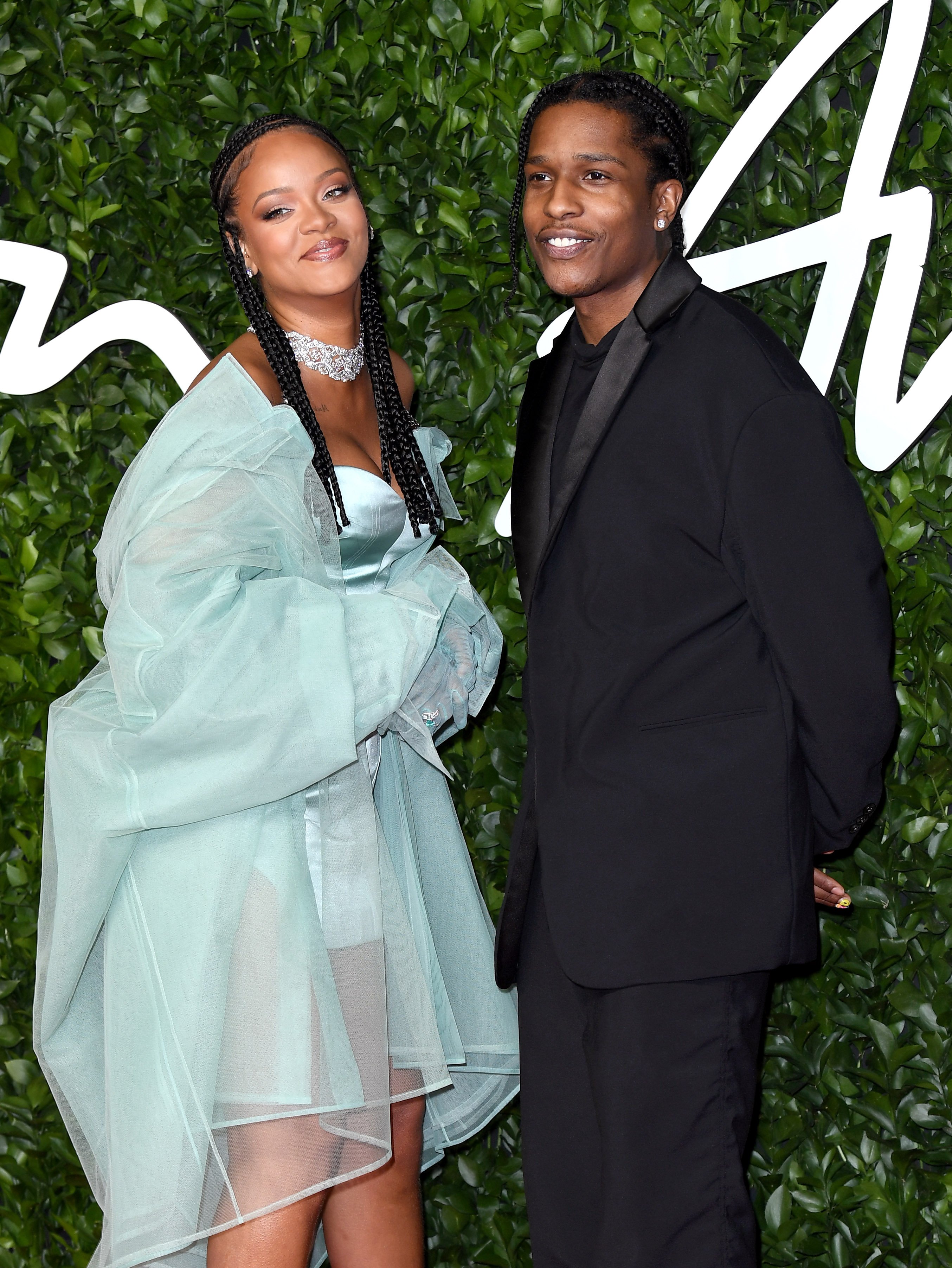 Rihanna and A$AP Rocky pose at The Fashion Awards 2019 at the Royal Albert Hall on December 02, 2019 in London, England. | Source: Getty Images
