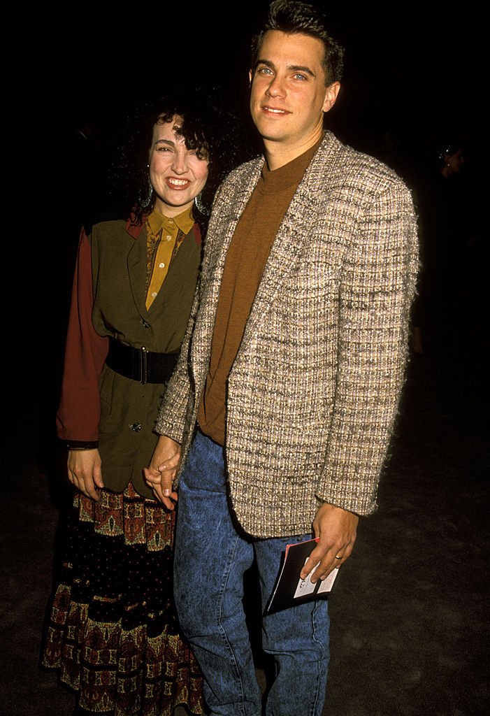 Karla DeVito and Robby Benson pictured attending the "Descending Angel" Los Angeles Premiere. | Photo: Getty Images