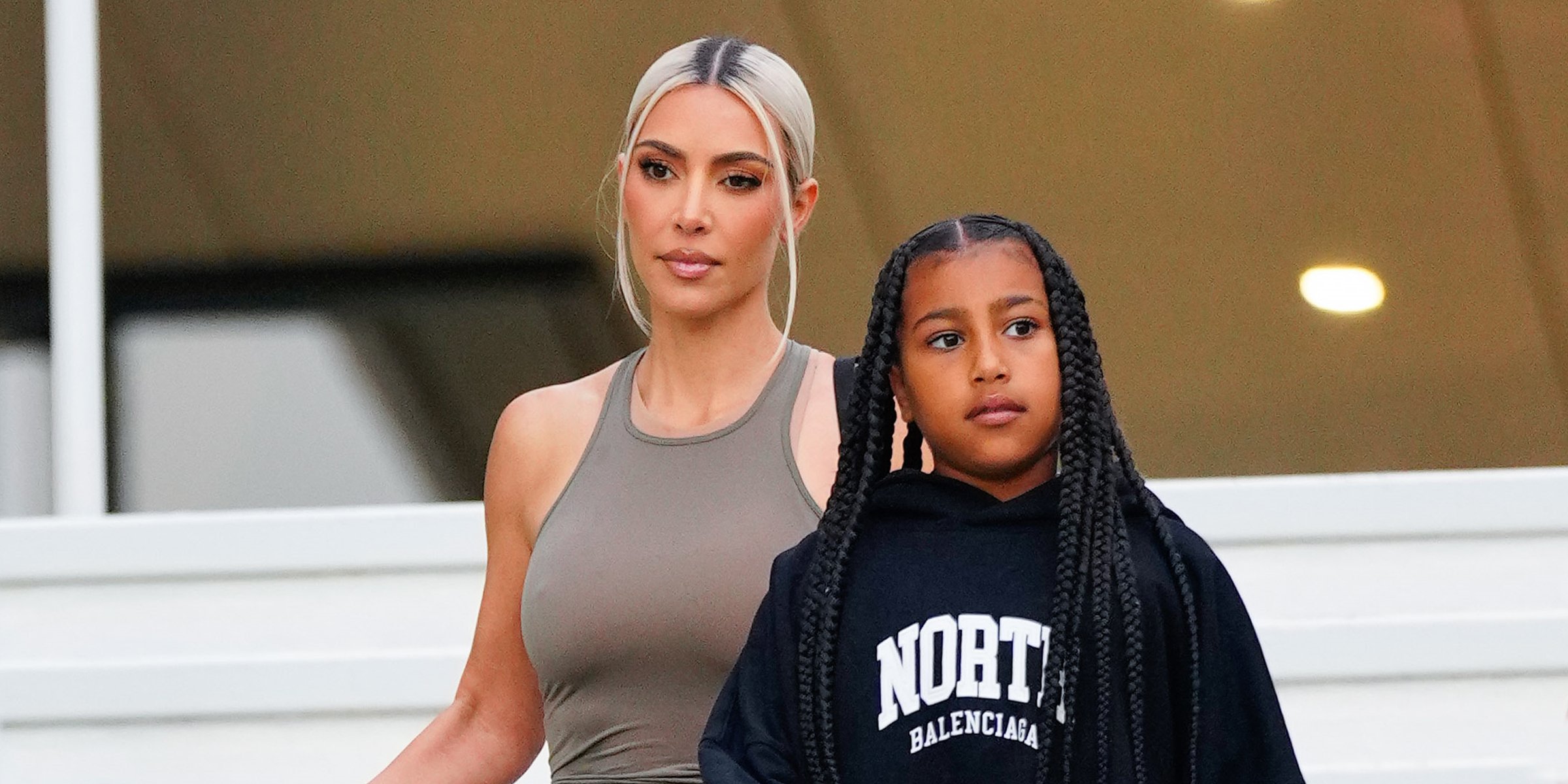 Kim Kardashian and North West | Source: Getty Images