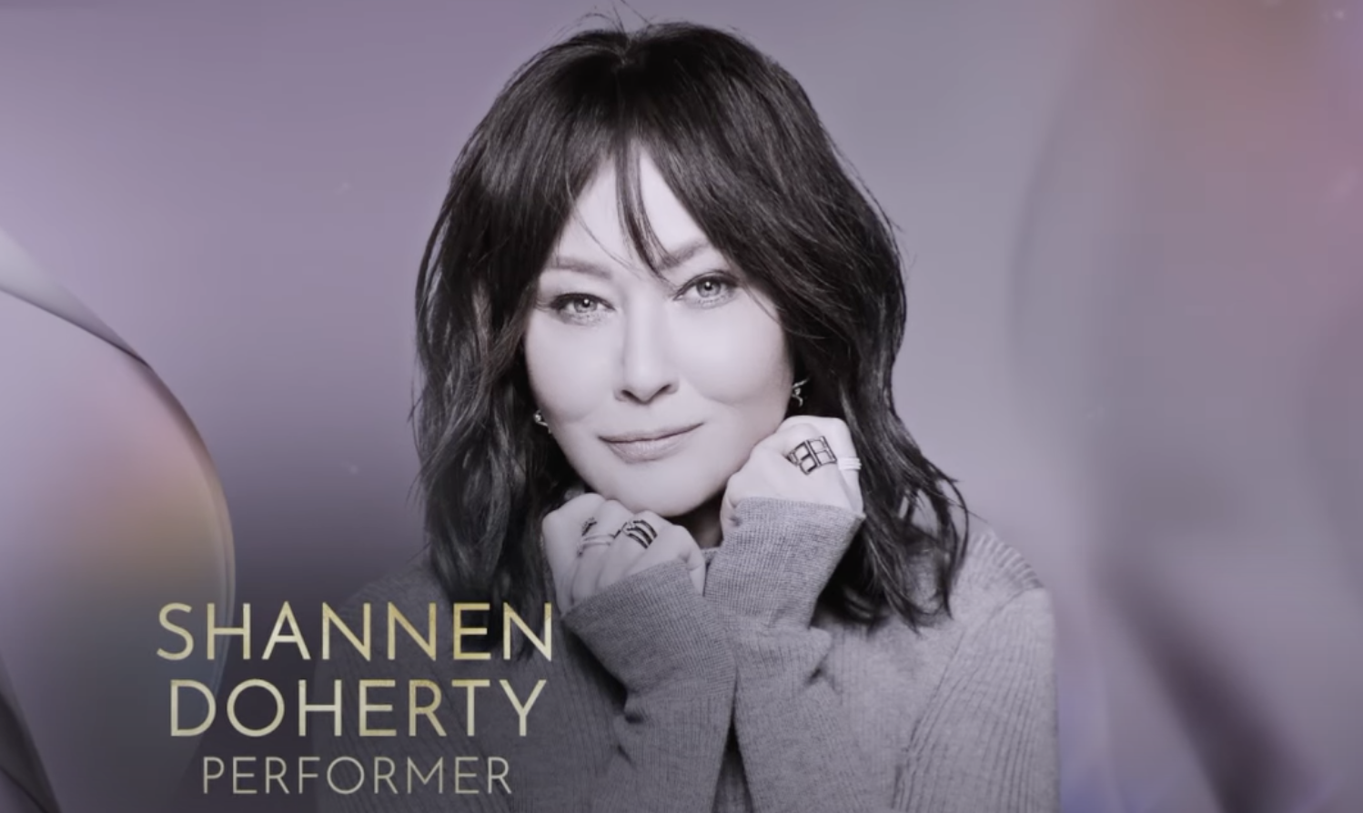 Shannen Doherty's tribute during the "In Memoriam" segment of the 2024 Emmy Awards. | Source: YouTube/ABC