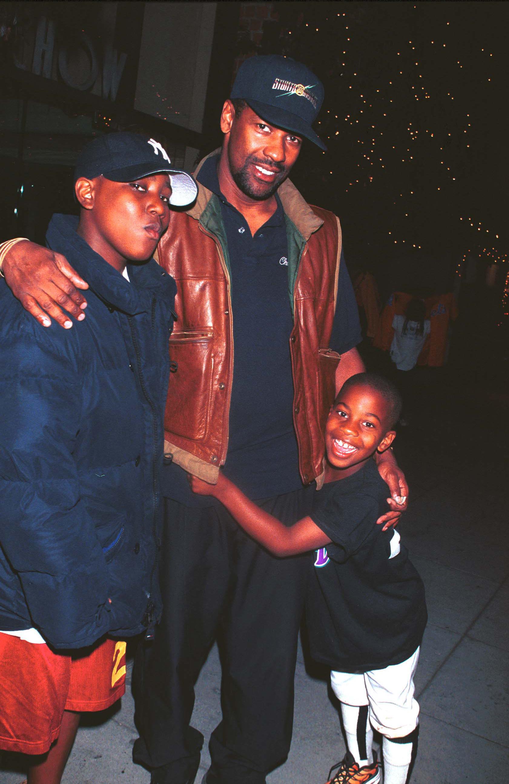 Denzel Washington with his sons | Source: Getty Images