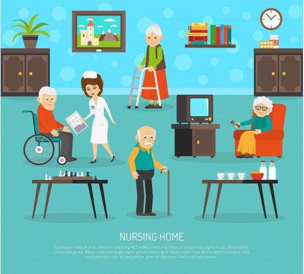 Illustration d'une maison de retraite | Source : Freepik.com