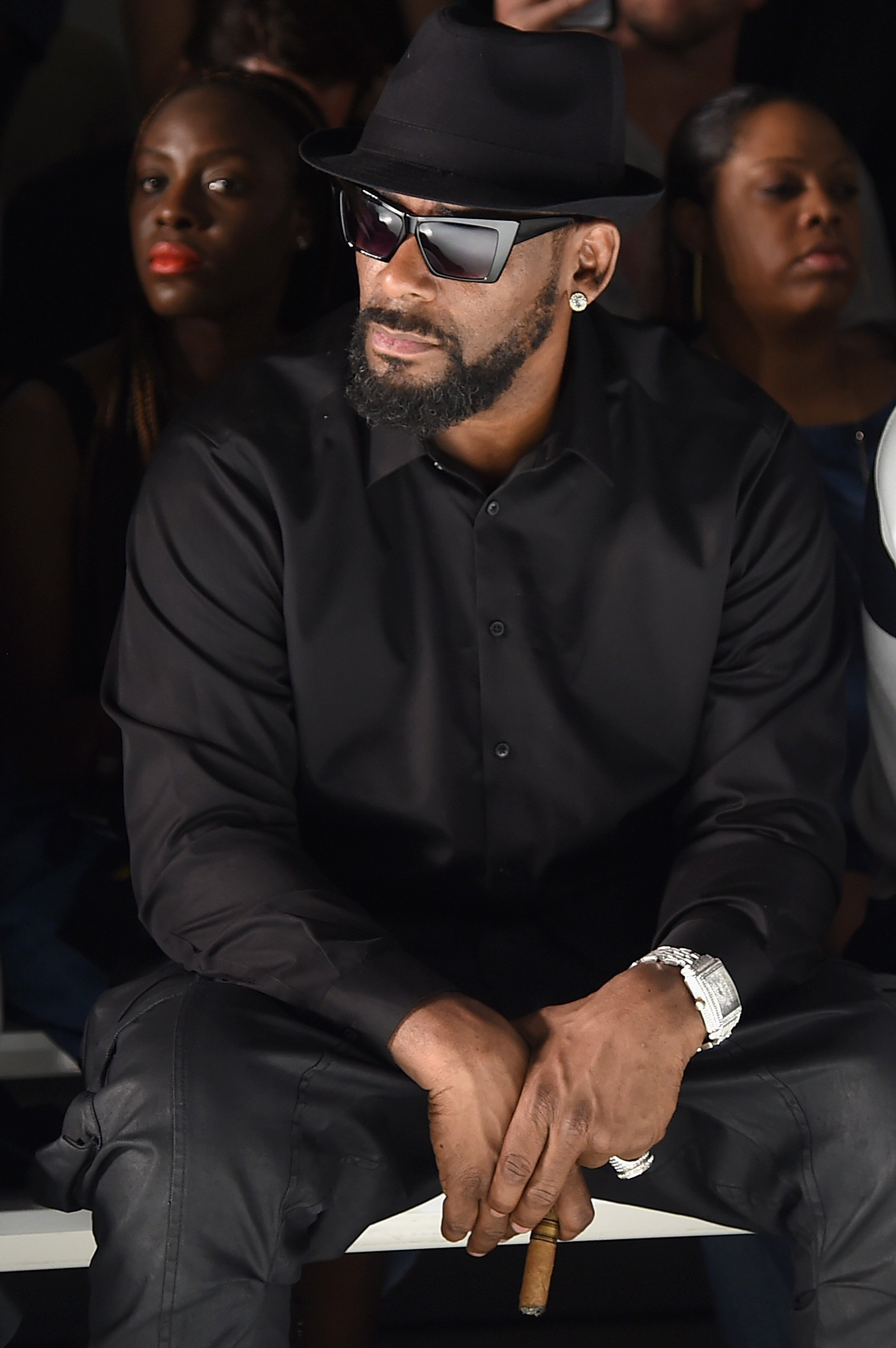 Singer R Kelly attends the Ovadia Sons front row during New York Fashion Week, 2016. | Source: GettyImages