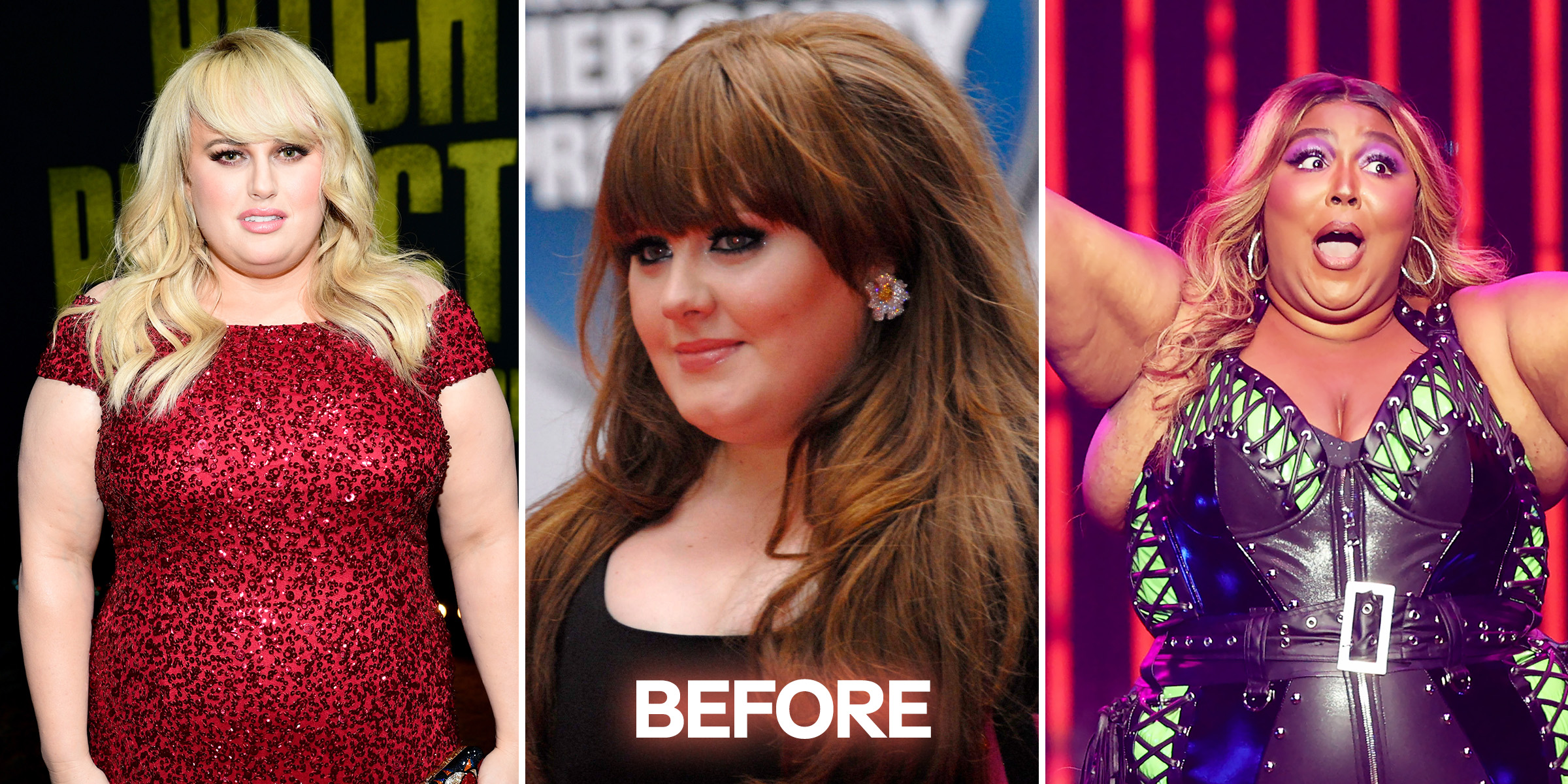 Rebel Wilson | Adele | Lizzo | Source: Getty Images