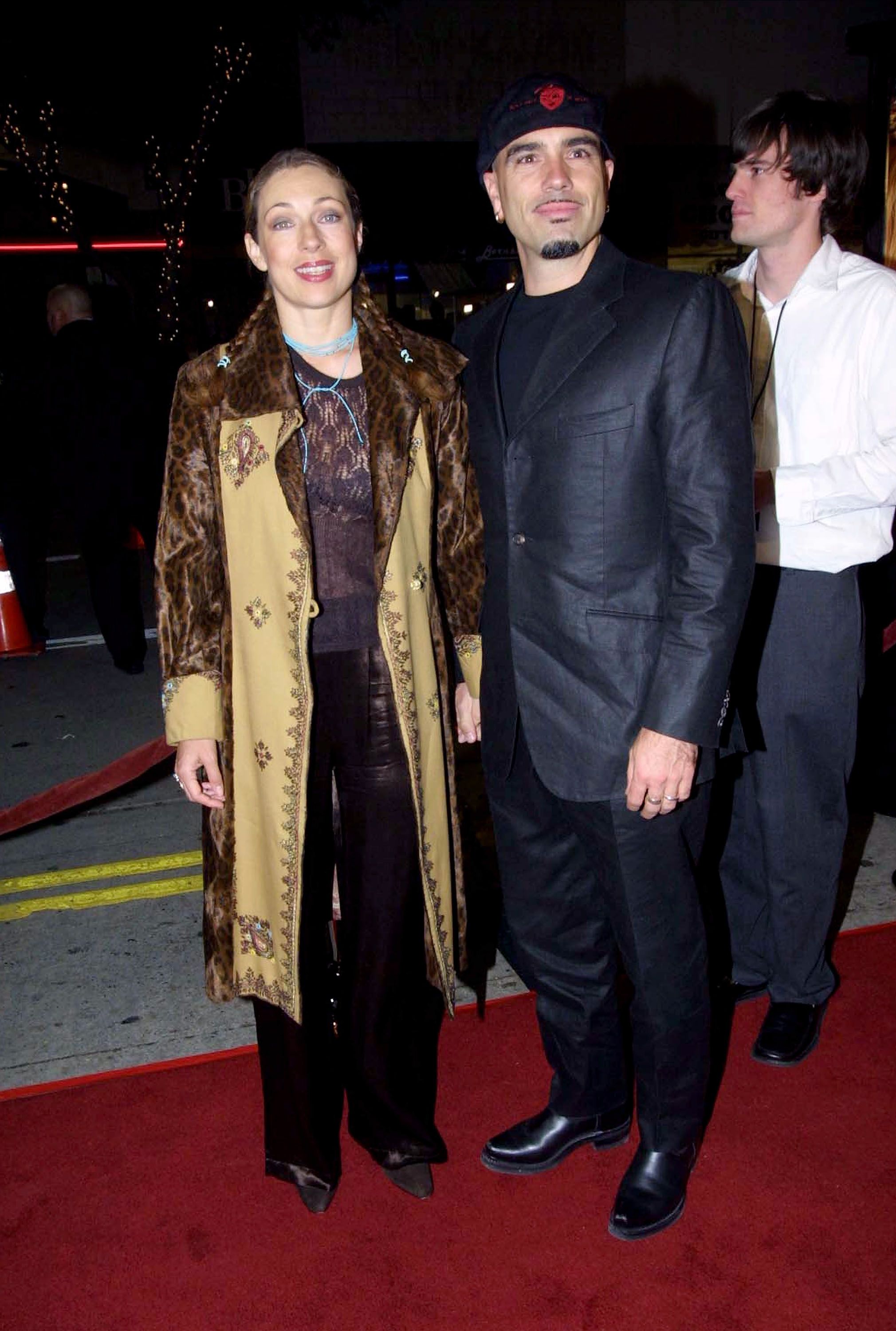 Alex Kingston and Florian Haertel during the premiere of "Kate & Leopold" December 11, 2001 in Los Angeles, CA. | Source: Getty Images