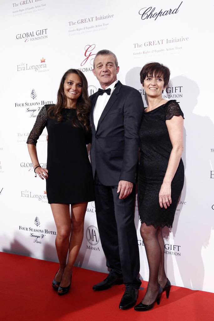 Pierre Lemarchal, sa fille Leslie et sa femme Laurence | photo : Getty Images