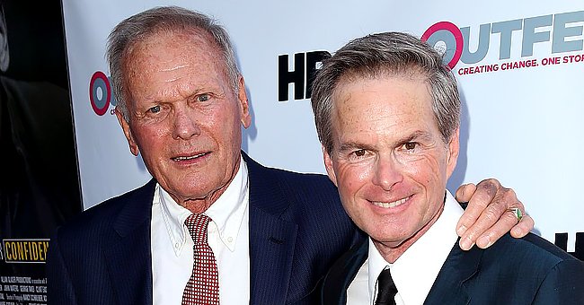 Tab Hunter and Allan Glaser at the screening of "Tab Hunter Confidential" at the 2015 Outfest's LGBT Los Angeles Film Festival on July 11, 2015 in West Hollywood, California. | Photo: Getty Images