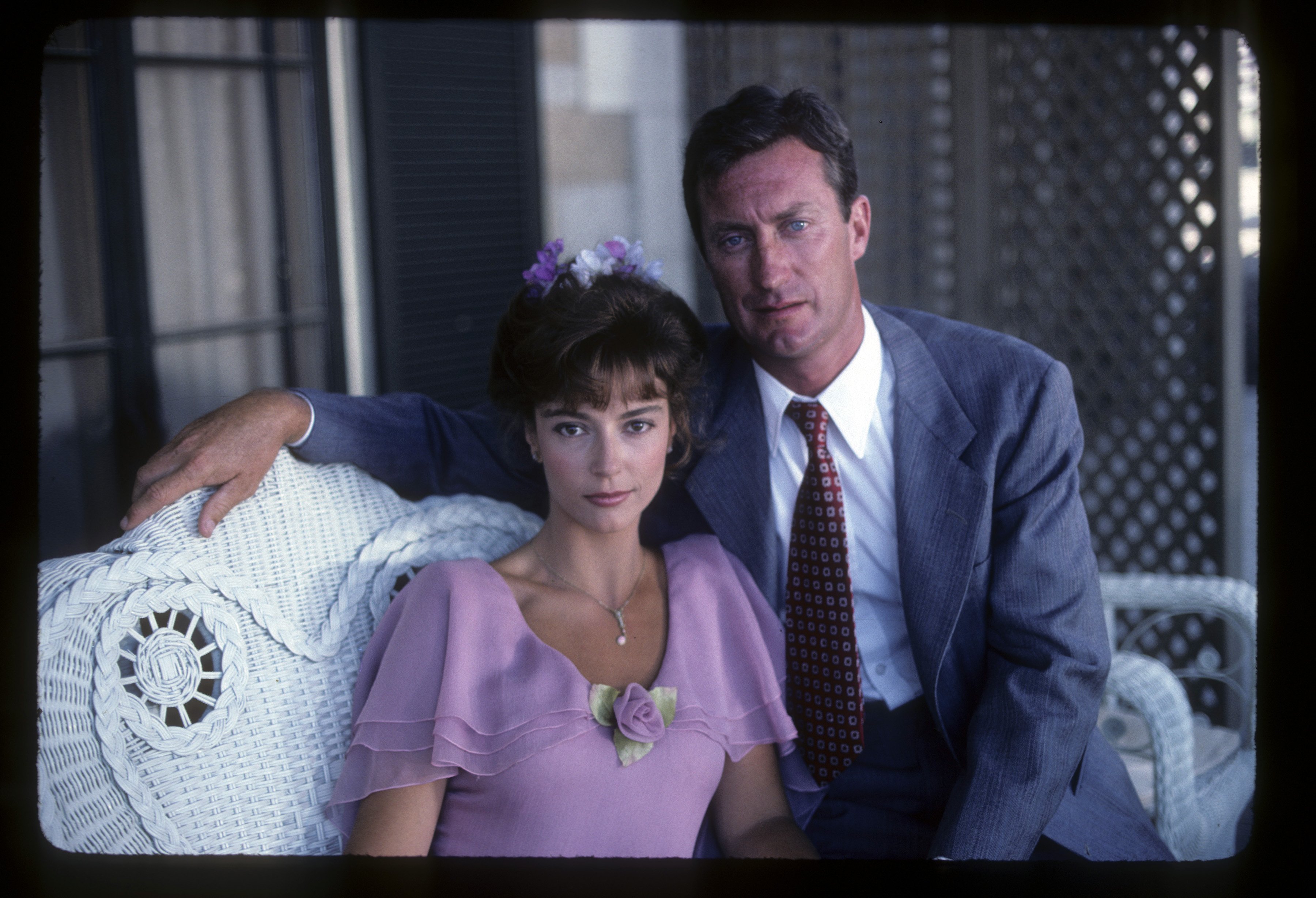 Rachel Ward and Bryan Brown on the TV miniseries, "The Thorn Birds" which aired March 27 through 30, 1983. | Source: Getty Images