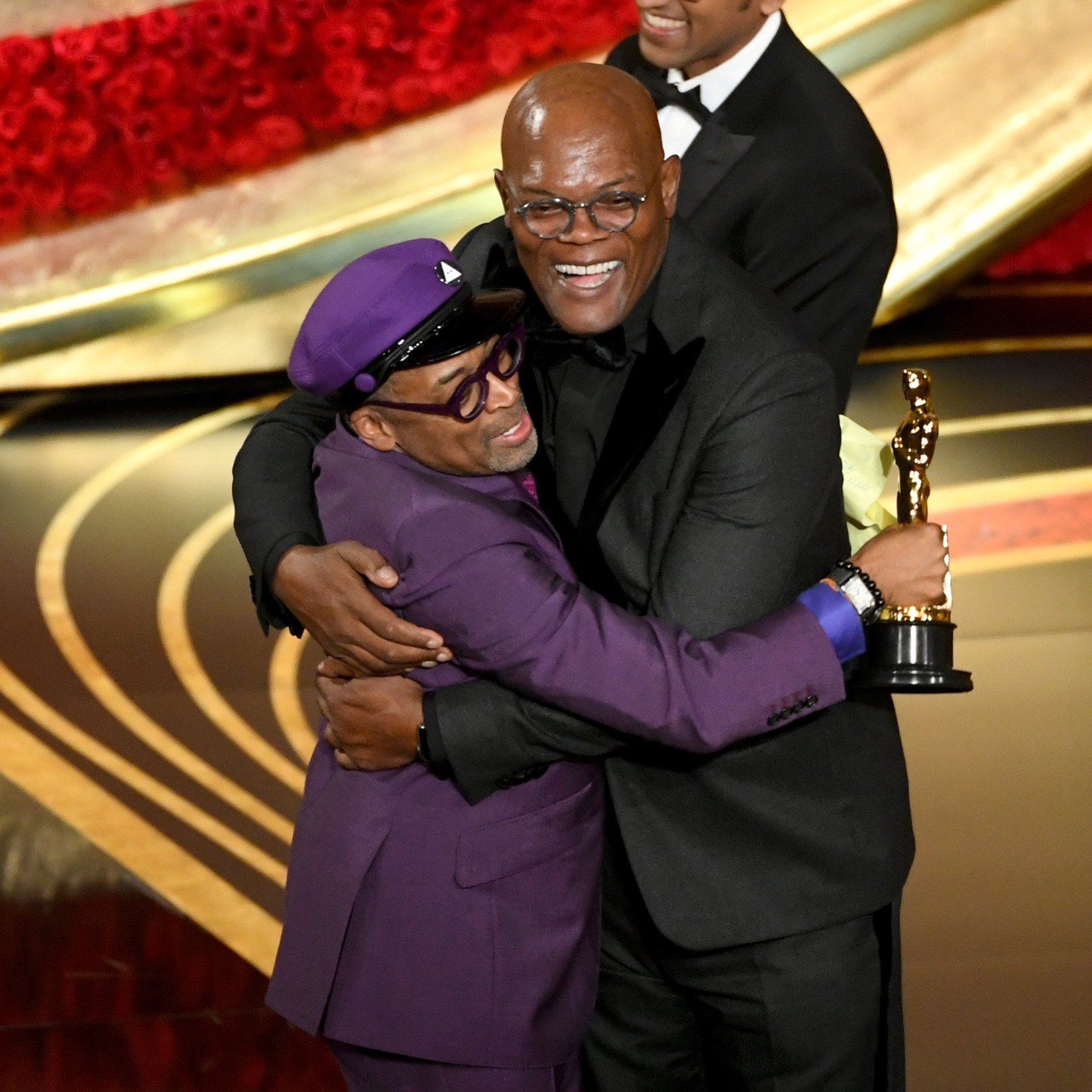 Samuel Jackson hugging Spike Lee at the 91st Annual Academy Awards | Photo: Getty Images