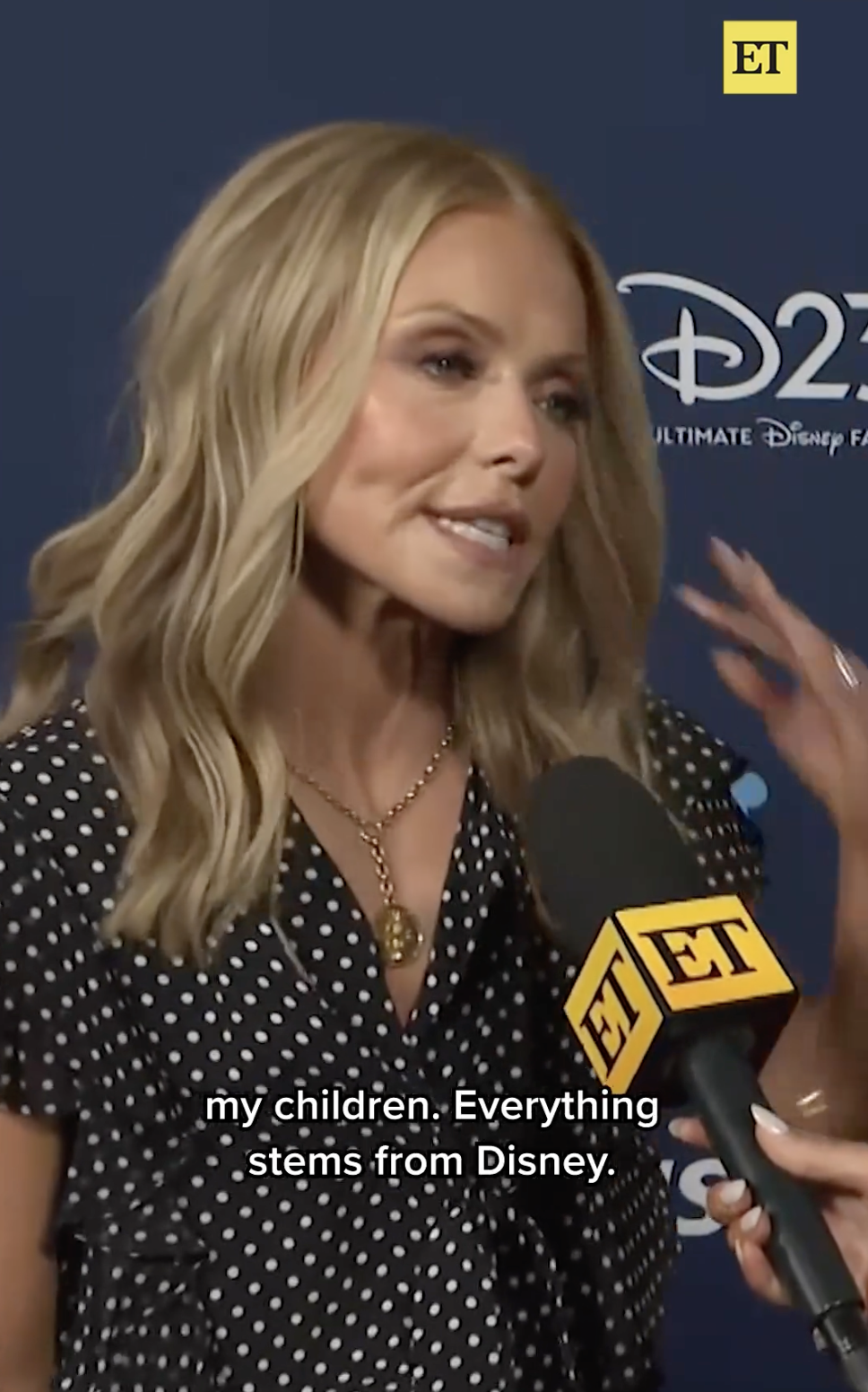 A screenshot of Kelly Ripa from a video posted on August 13, 2024 | Source: Instagram/entertainmenttonight