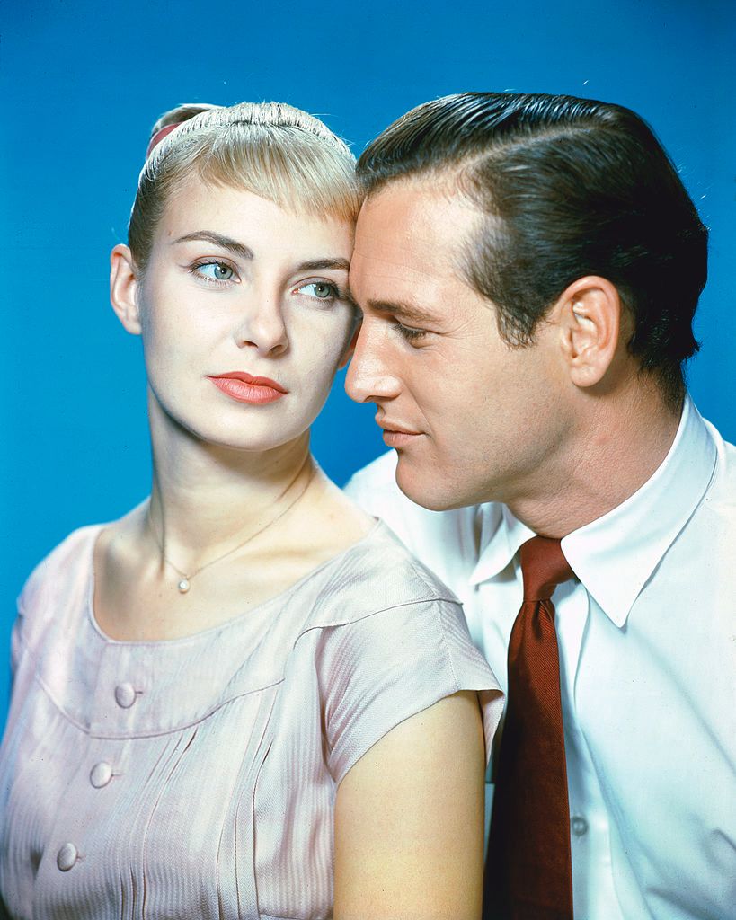 Joanne Woodward and Paul Newman in a publicity photo for the film, "The Long Hot Summer," 1958. | Source: Getty Images