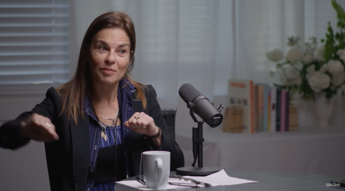 Dr. Guralnik gestures as she explores the deeper emotional layers behind everyday irritations between partners, as posted on October 1, 2025 | Source: YouTube/michelleobama