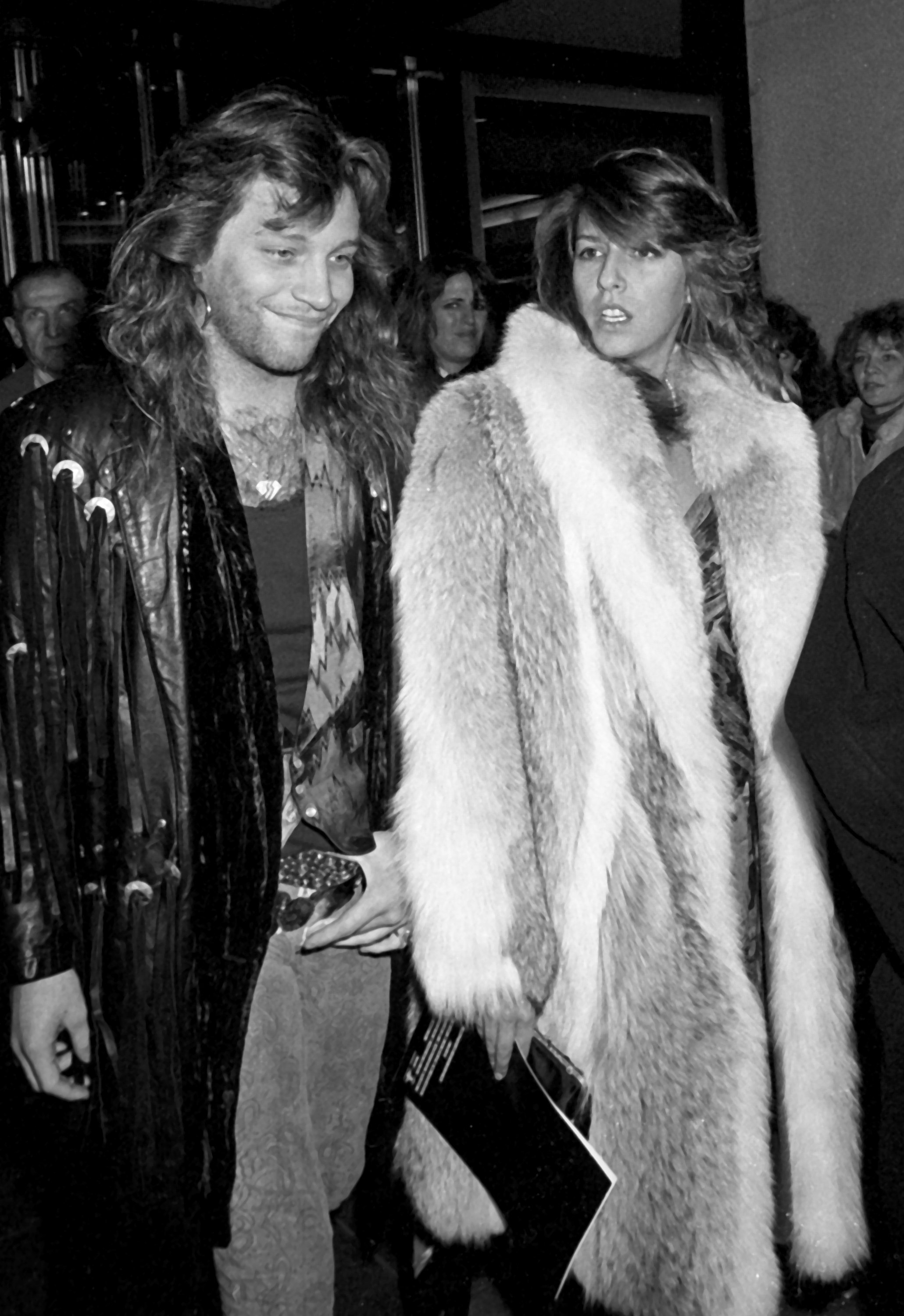 Jon Bon Jovi and Dorothea Hurley are photographed as they arrive at the "Moonstruck" Premiere on December 1, 1987, at the Museum of Modern Art in New York City | Source: Getty Images