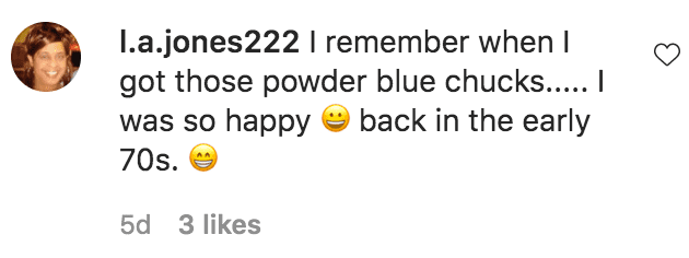 A fan commented on Kaela Tucker posing in a blue dress while standing in a kitchen | Source: Instagram.com/kpt_