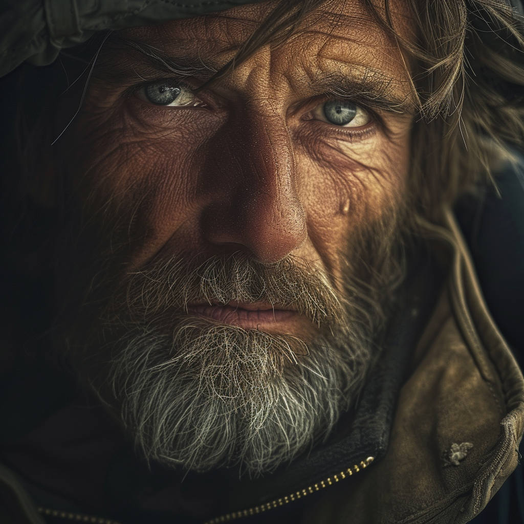 A close-up of a man | Source: Midjourney