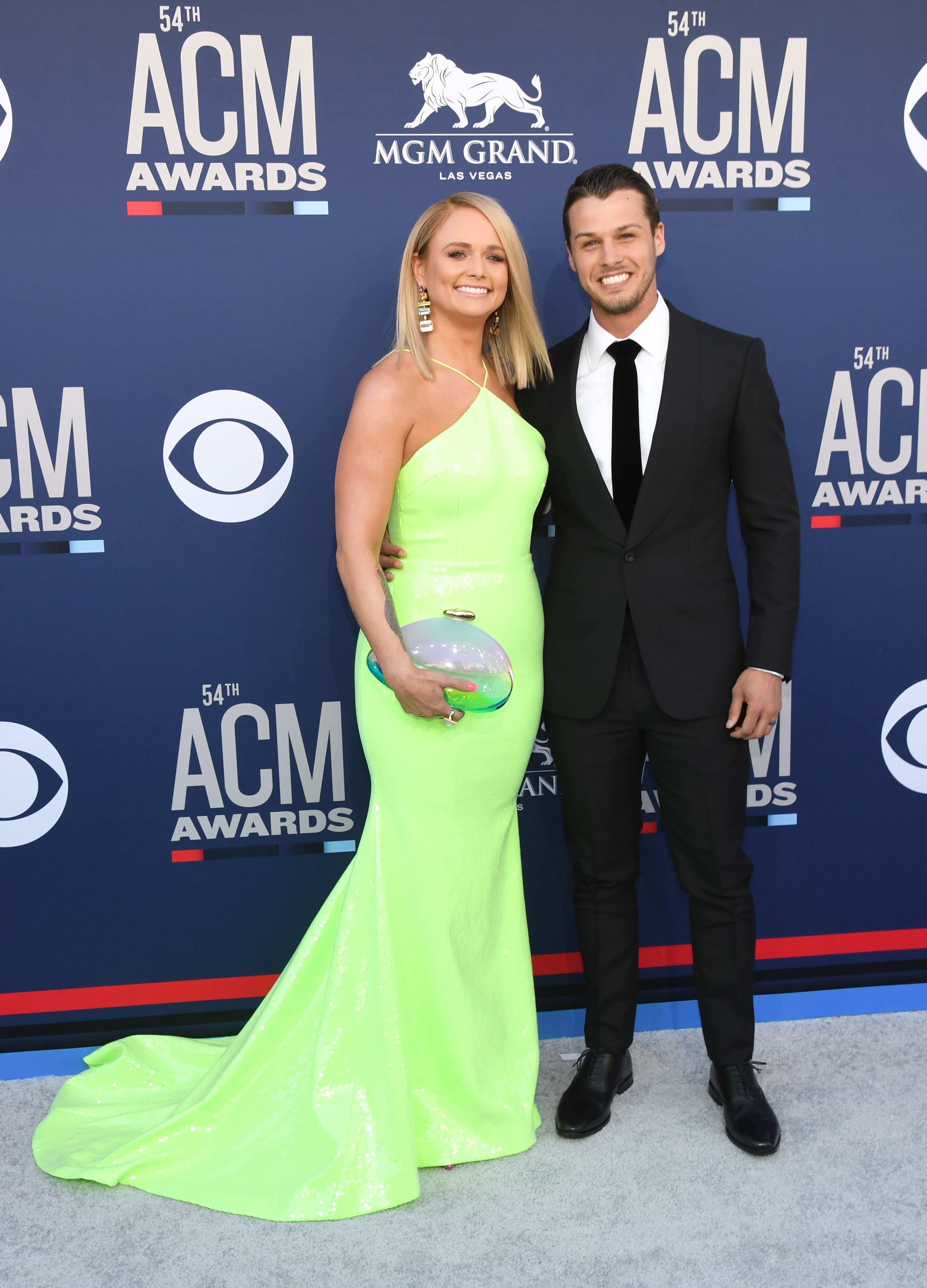 Miranda Lambert and Brendan McLoughlin a the 54th Academy Of Country Music Awards at MGM Grand Garden Arena on April 07, 2019 in Las Vegas, Nevada | Photo: Getty Images