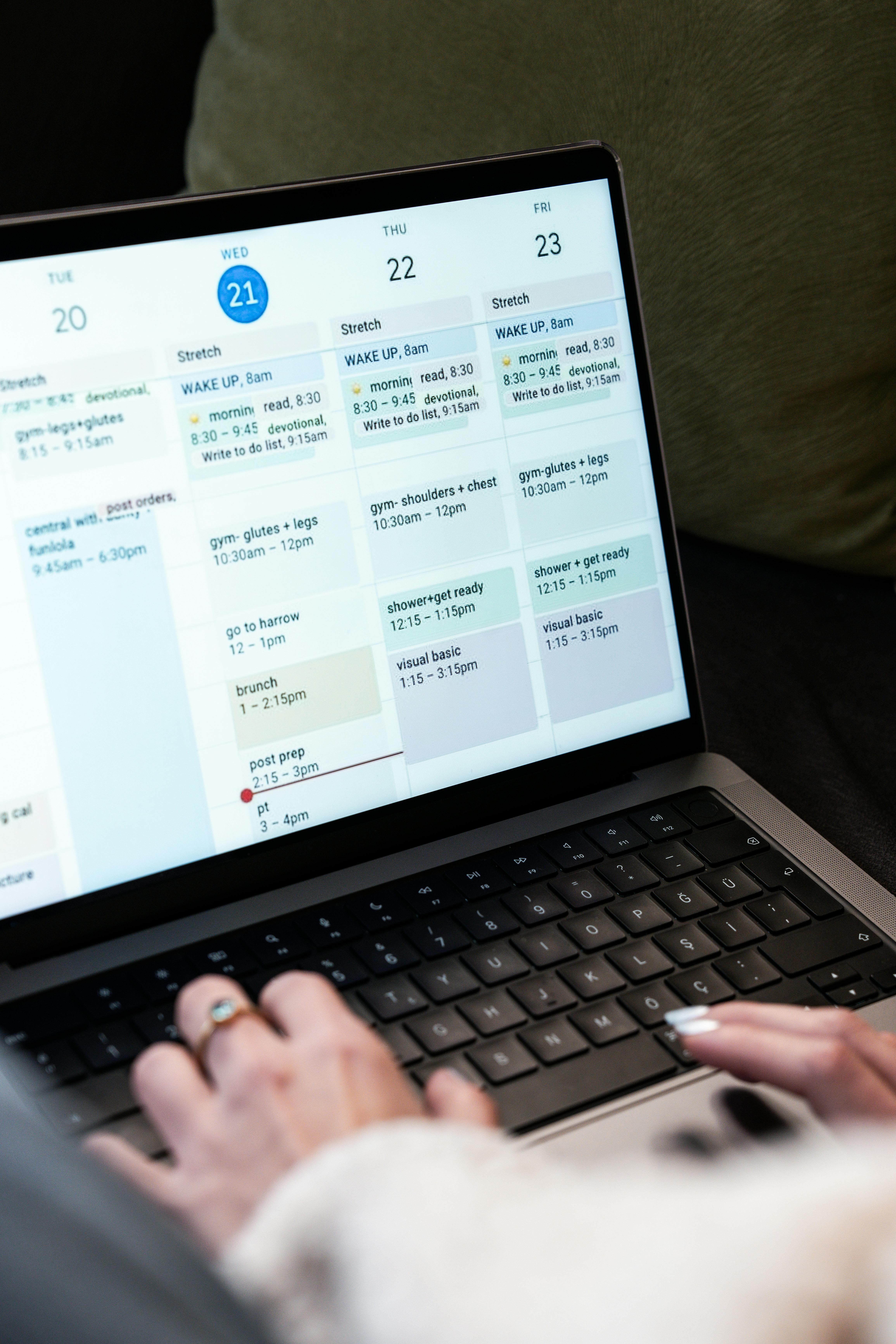A digital calendar | Source: Pexels