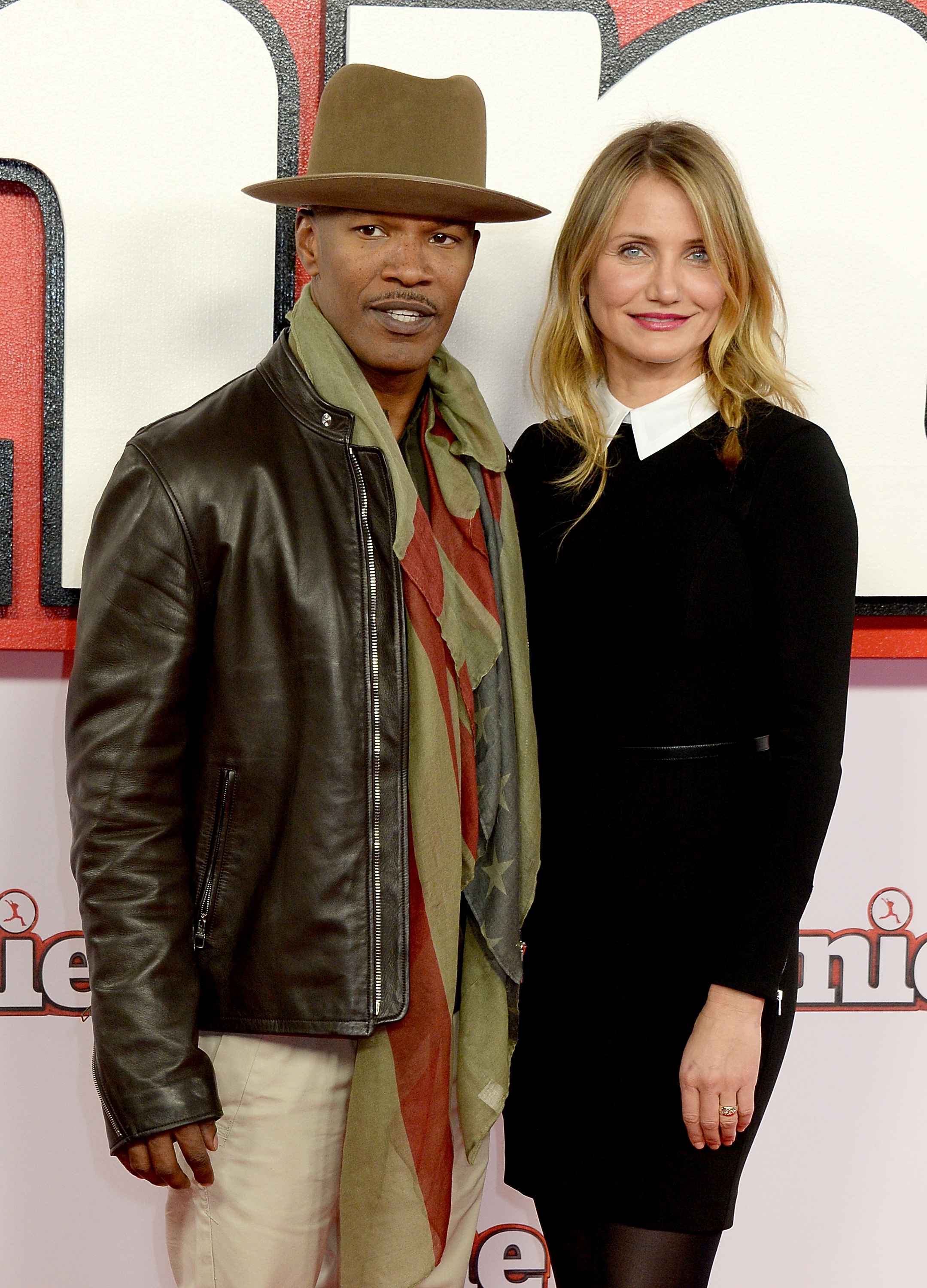 Jamie Foxx and Cameron Diaz in London, England, on December 16, 2014 | Source: Getty Images