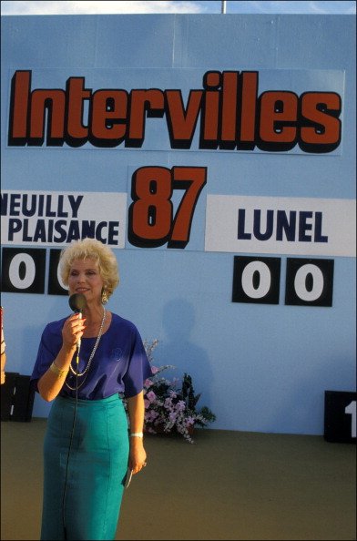 Tv - 'Intervilles' Neuilly-Plaisance / Lunel Le 1er août 1987 en France.|Photo : Getty Images. Tv - 'Intervilles' Neuilly-Plaisance / Lunel Le 1er août 1987 en France.|Photo : Getty Images.