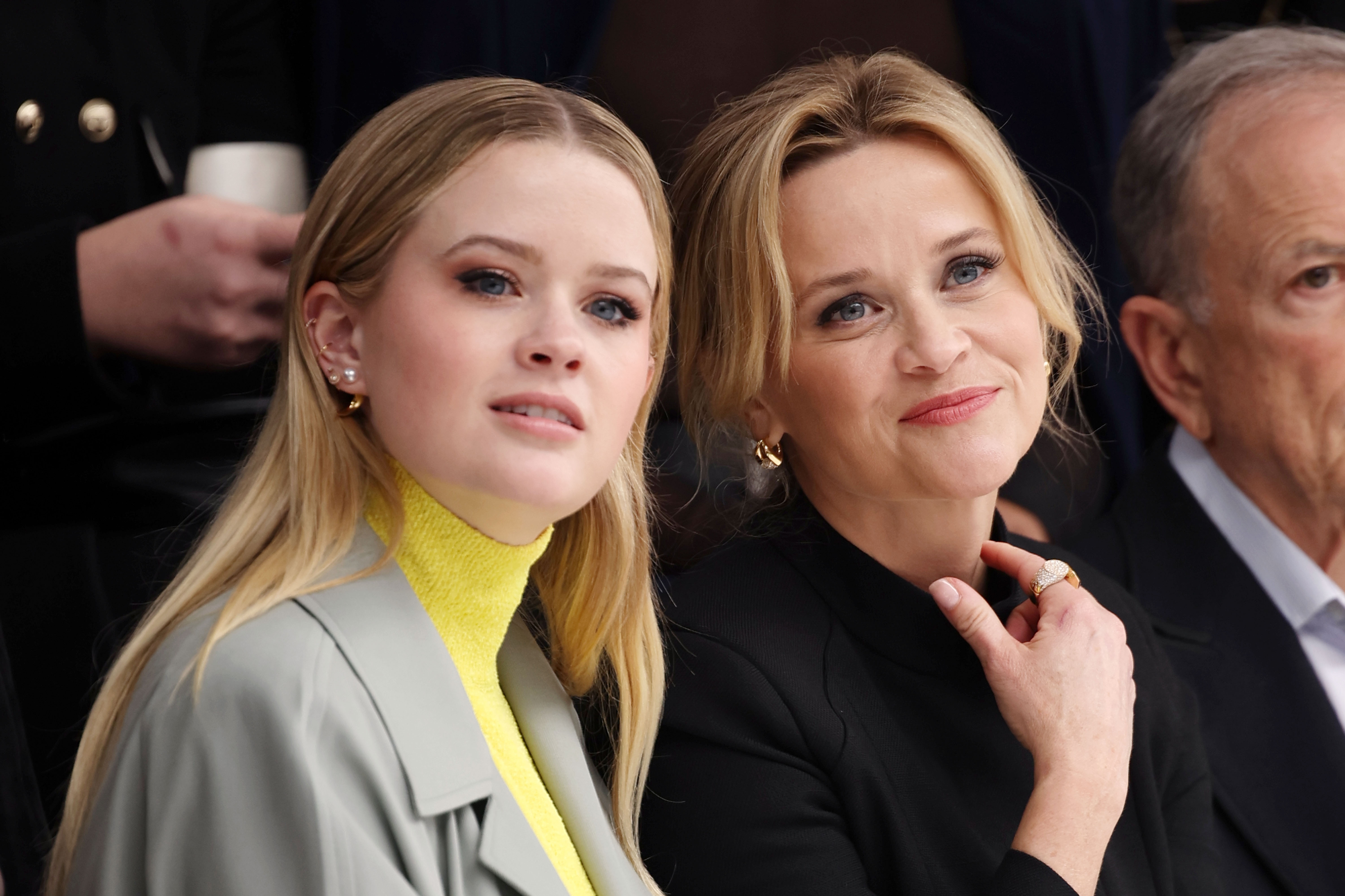 Reese Witherspoon and Ava Philippe attend the Fendi Haute Couture Spring/Summer 2024 show on January 25, 2024 in Paris, France | Source: Getty Images